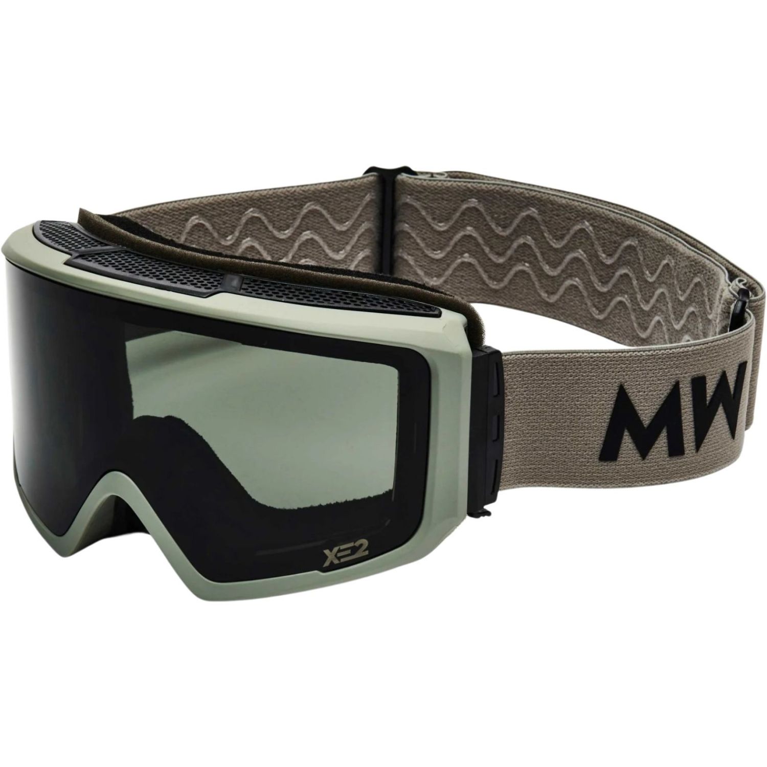 MessyWeekend MessyWeekend Flip XE2, Skibrille, hellgrau, Light Grey Dark Grey