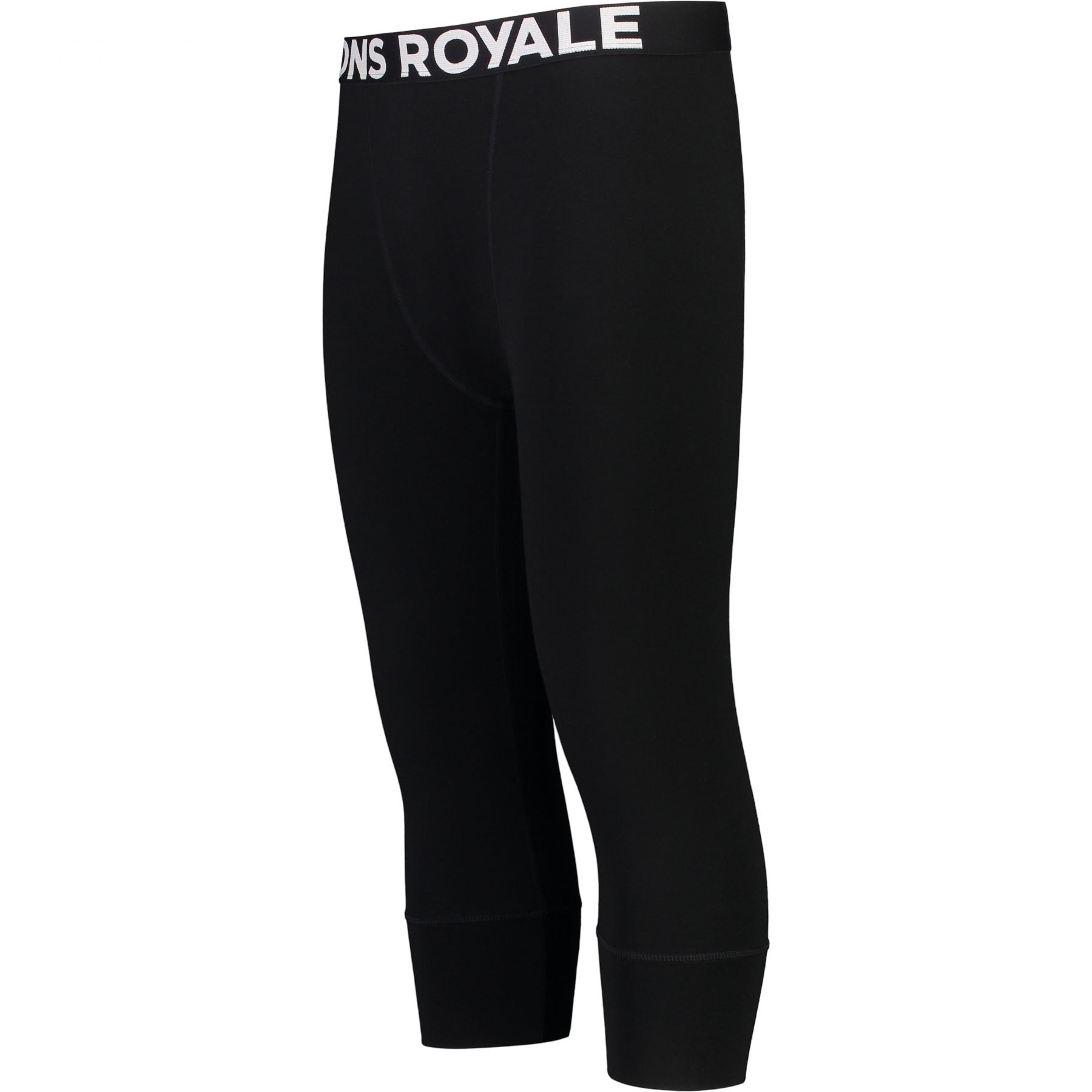 Mons Royale Cascade Merino Base Layer 3/4, Skiunterhose, Herren, schwarz