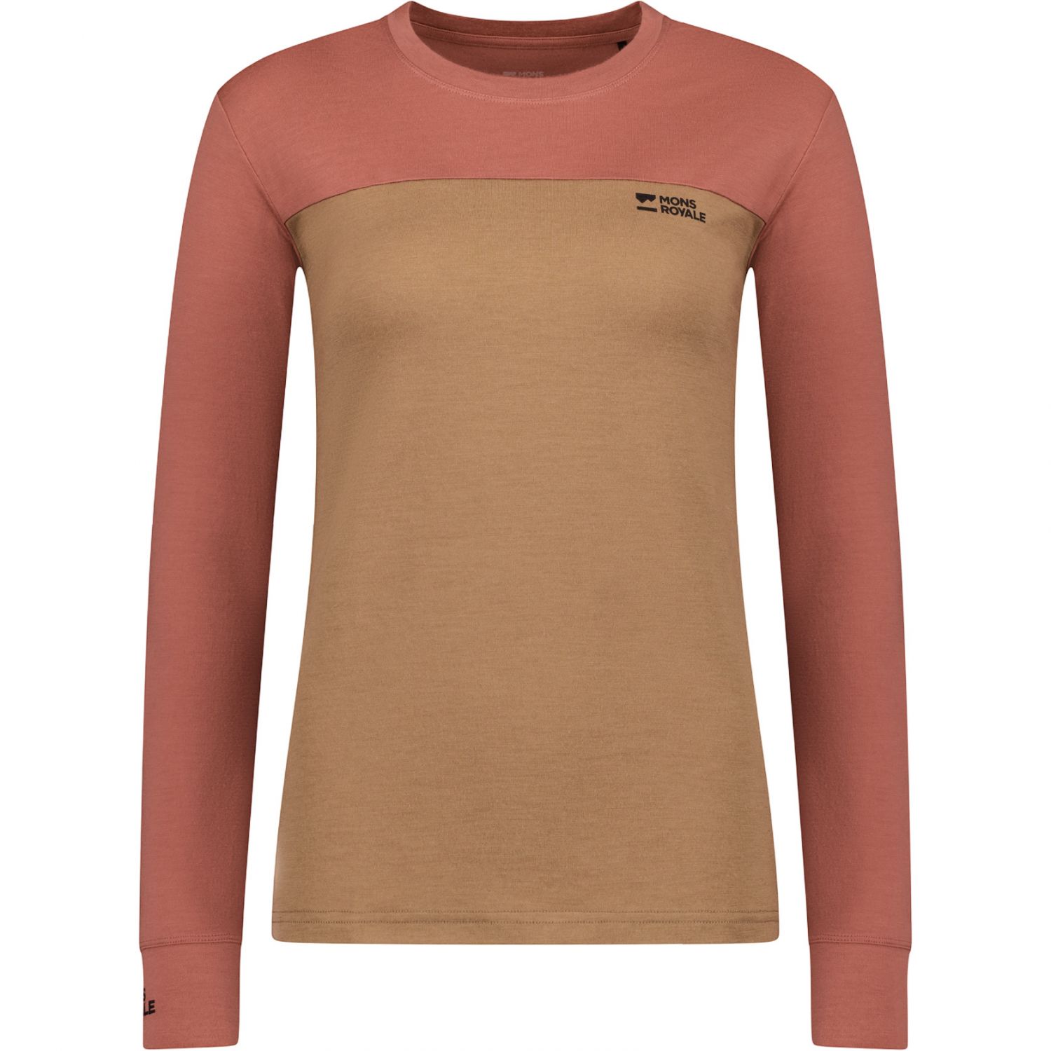 Mons Royale Yotei Merino, Skiunterhemd, Damen, rosa/braun