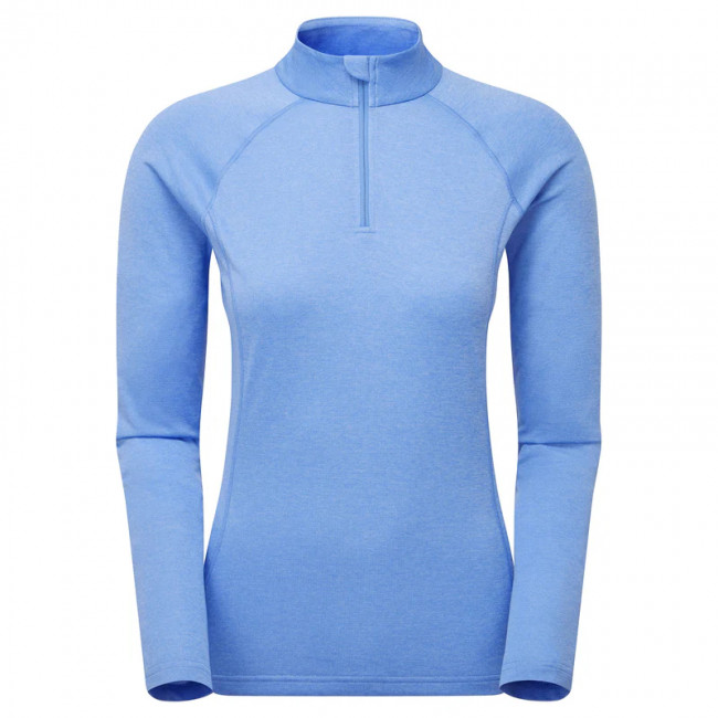 Montane F Dart Zip Neck, Damen, hellblau