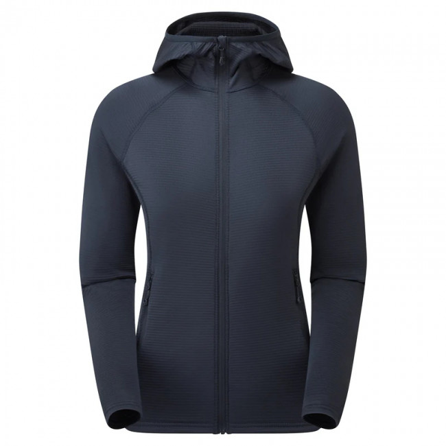 Montane F Protium Lite Hoodie, Fleecejacke, Damen, blau