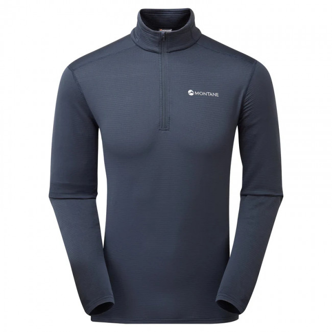 Montane Protium Lite Pull-On, Fleecejacke, Herren, blau