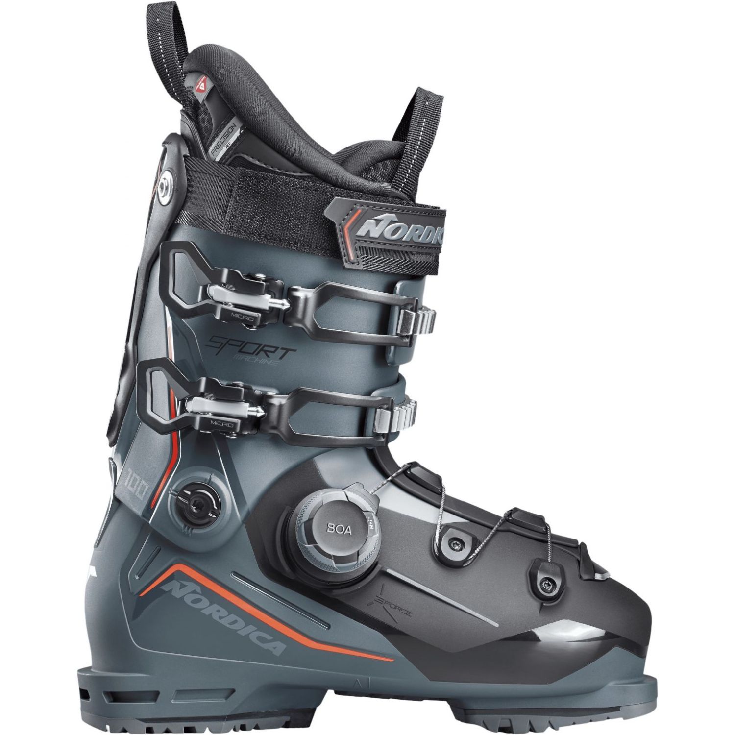 Nordica Sportmachine 3 100 BOA, Skischuhe, Herren, grün/schwarz
