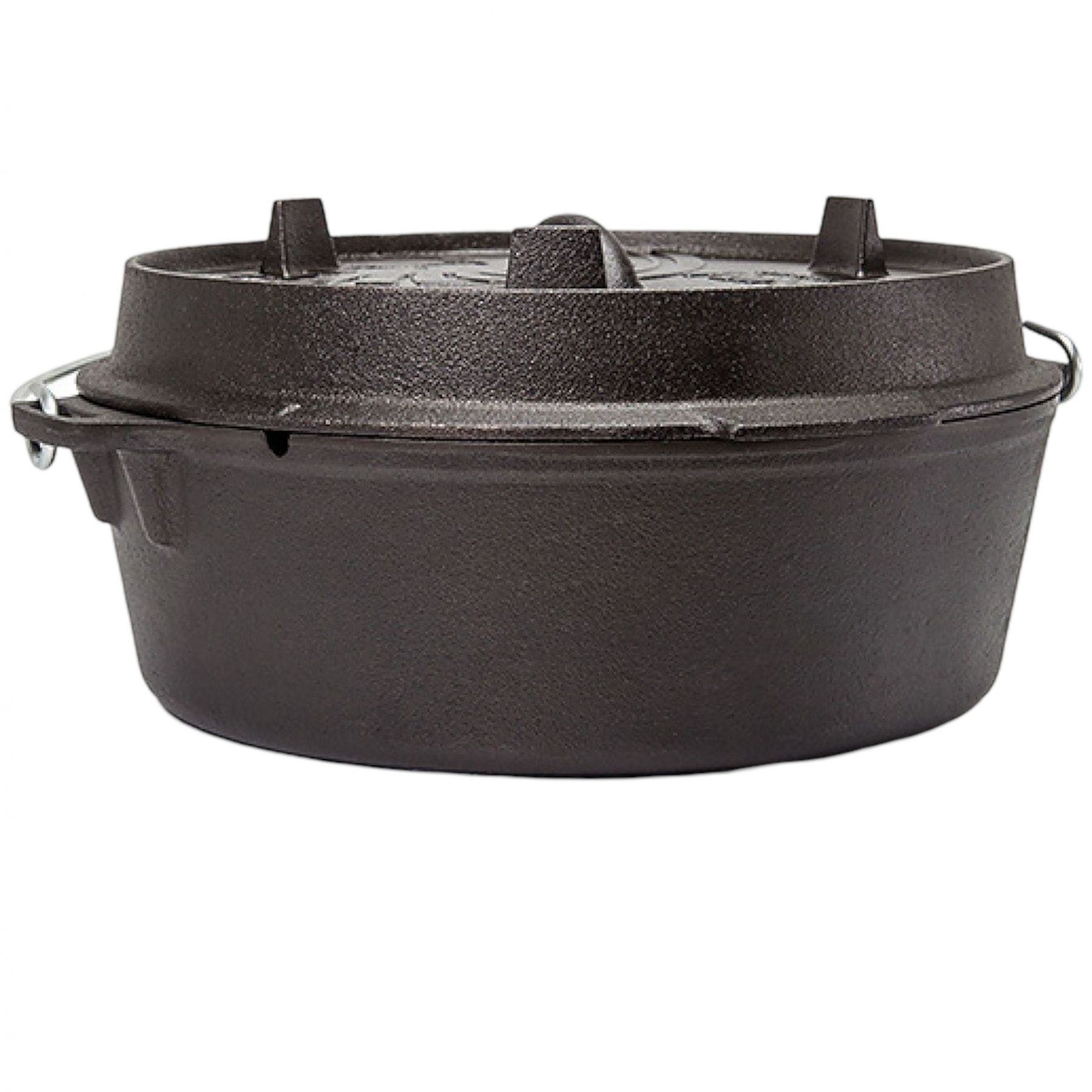 Petromax Dutch Oven FT12, flach, schwarz