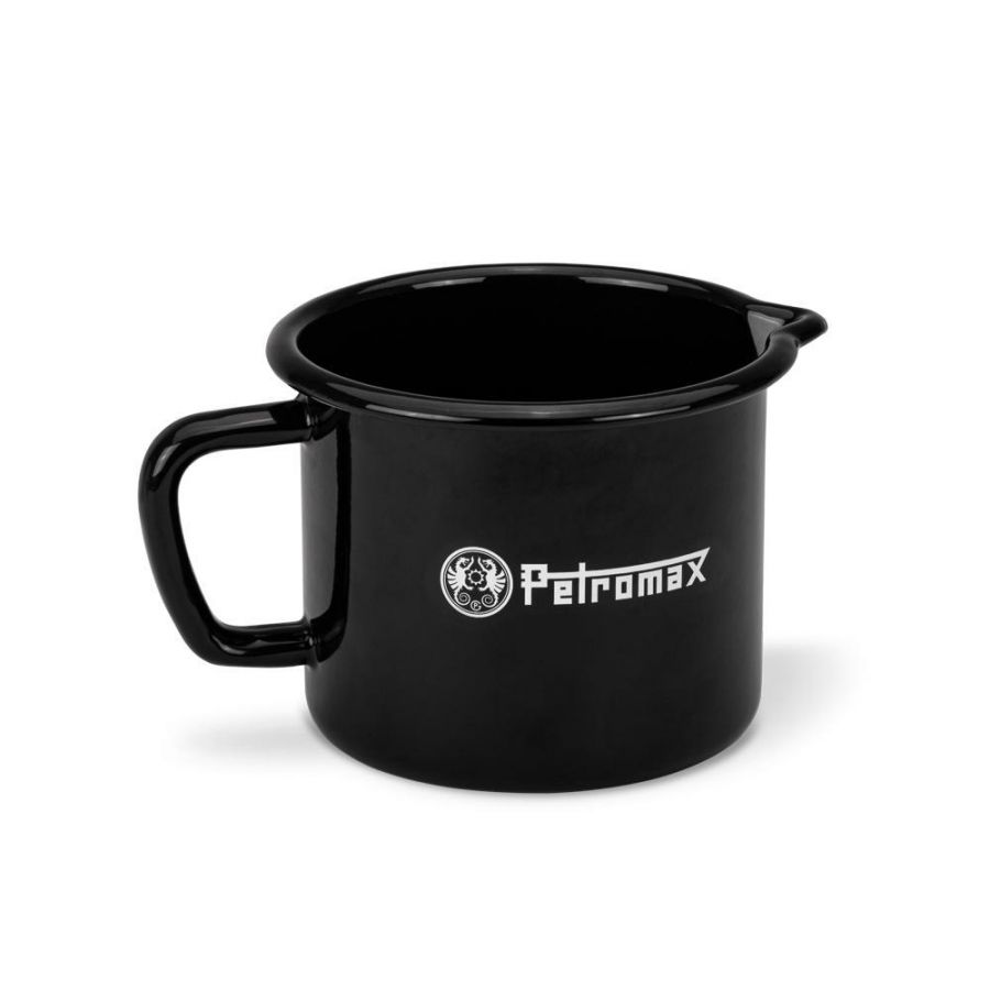 Petromax Emaille-Milchtopf 1 Liter, Kanne, schwarz