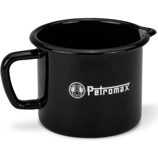 Petromax Emaille-Milchtopf 1 Liter, Kanne, schwarz