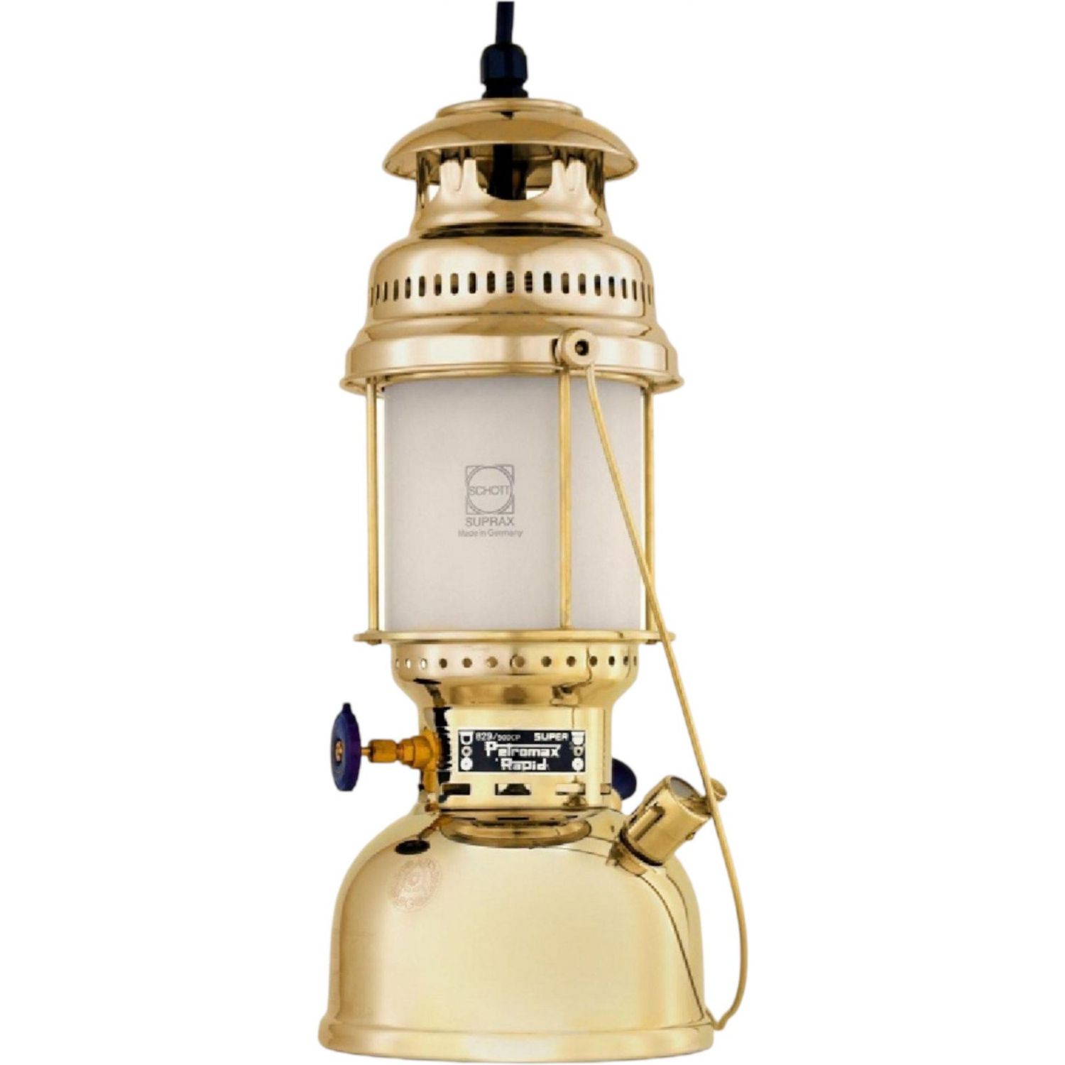 Petromax Lampe HK500 Brass, Lampe, Messing