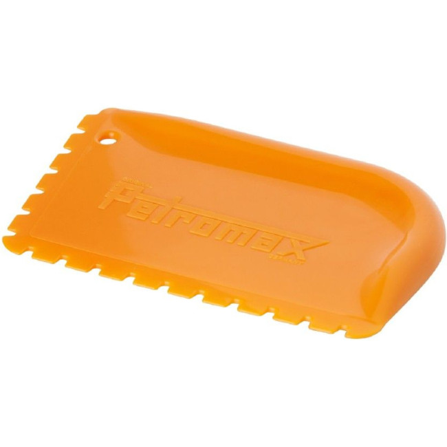 Petromax Petromax Schaber mit Rillen für Gusseisen, Orange