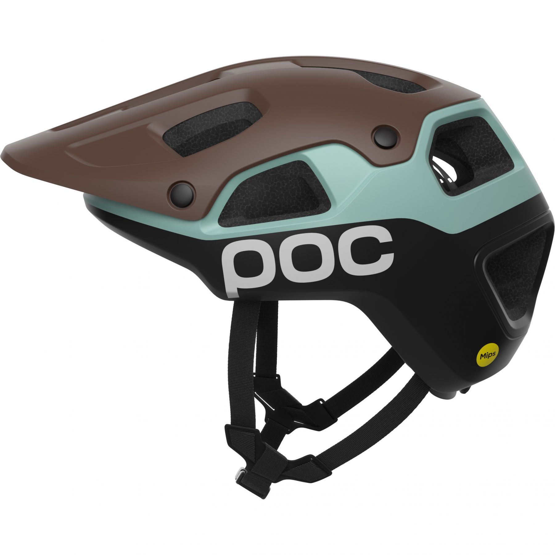 POC Cularis Pure, Fahrradhelm, bronzite brown matt/lazurite blue matt