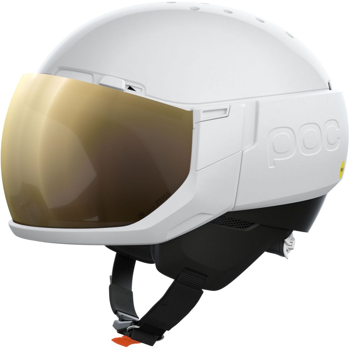 POC POC Levator MIPS, Skihelm m. Visier, Hydrogen White, Hydrogen White
