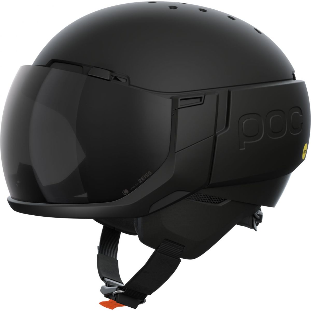 POC POC Levator MIPS, Skihelm m. Visier, Uranium Black Matt, Uranium Black Matt