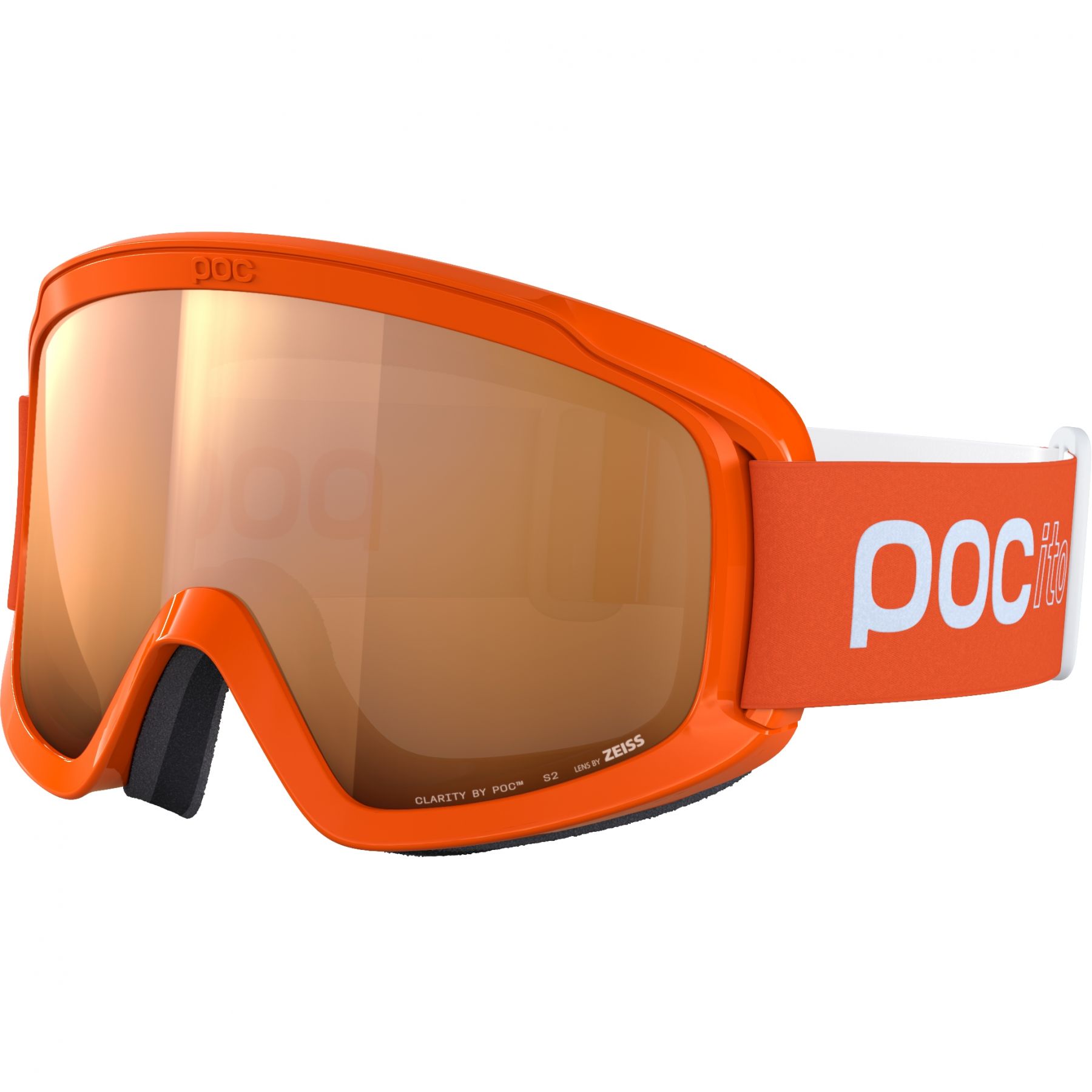 POC POCito Opsin, Skibrille, Junior, Fluorescent Orange, Fluorescent Orange