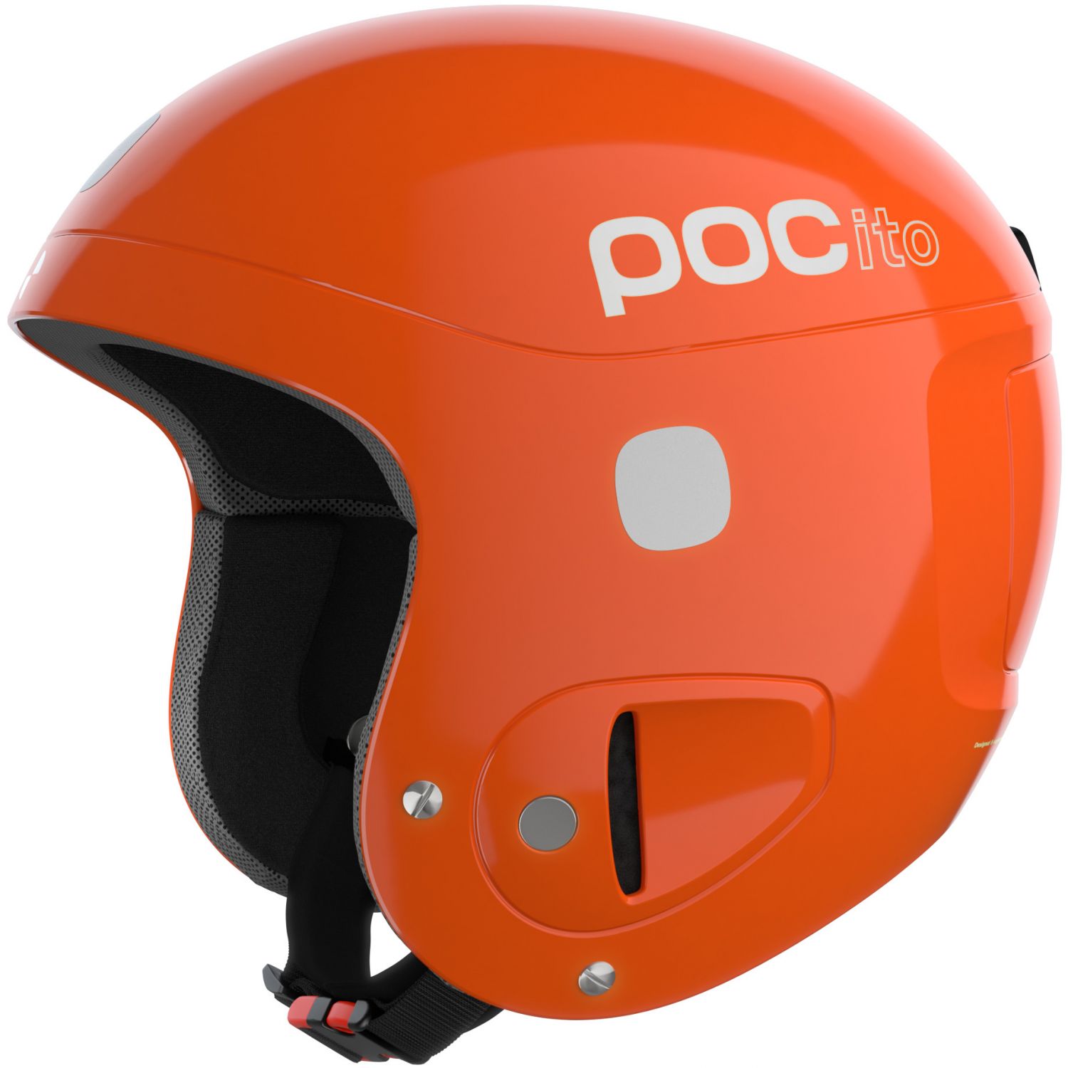 POC POCito Skull, Kinder Skihelm, fluorescent orange, Fluorescent Orange