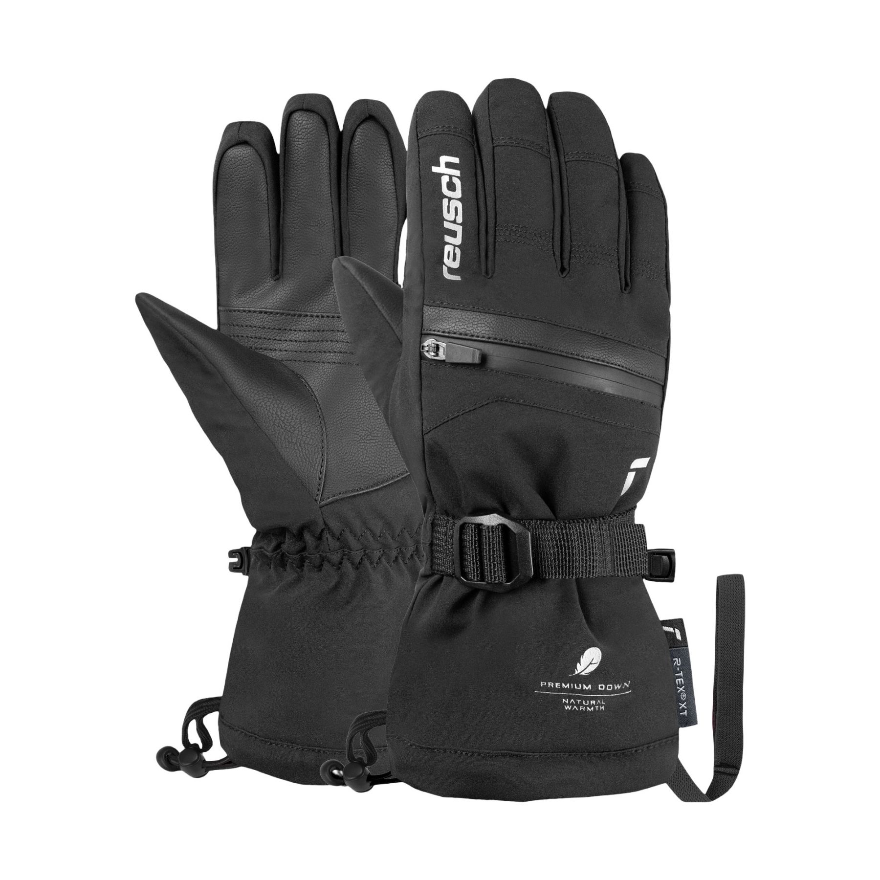 Reusch Lan R-Tex® XT, Skihandschuhe, Junior, schwarz