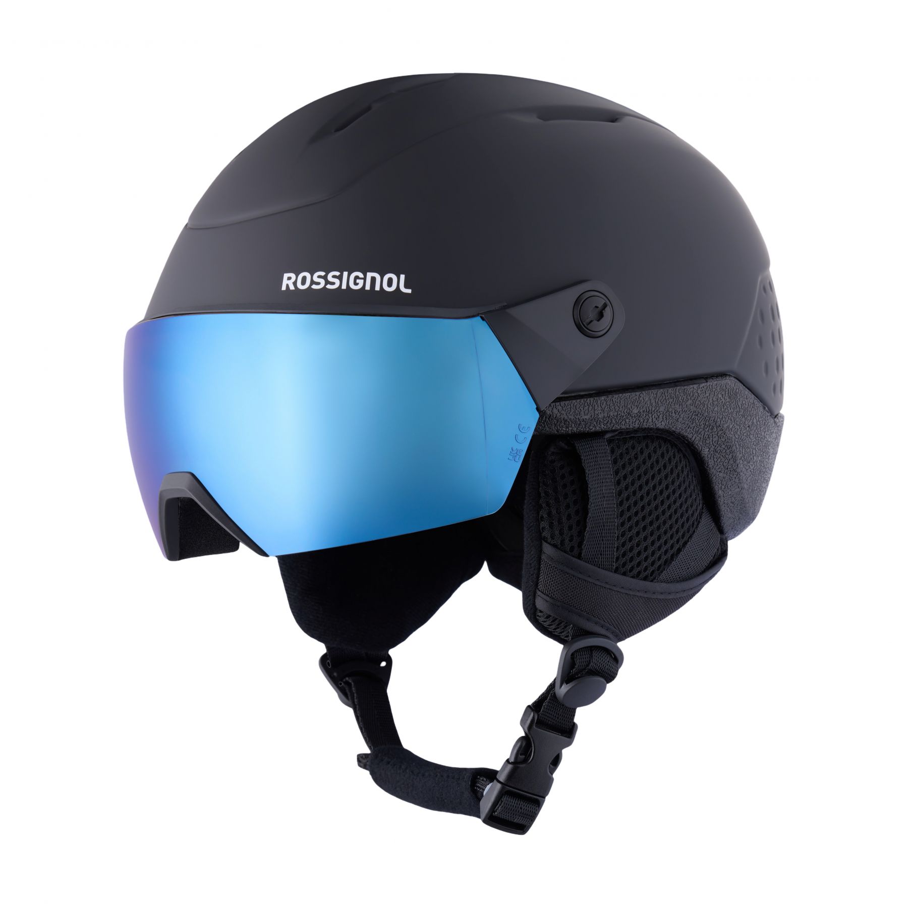 Rossignol Whoopee Visor, Skihelm mit Visier, schwarz