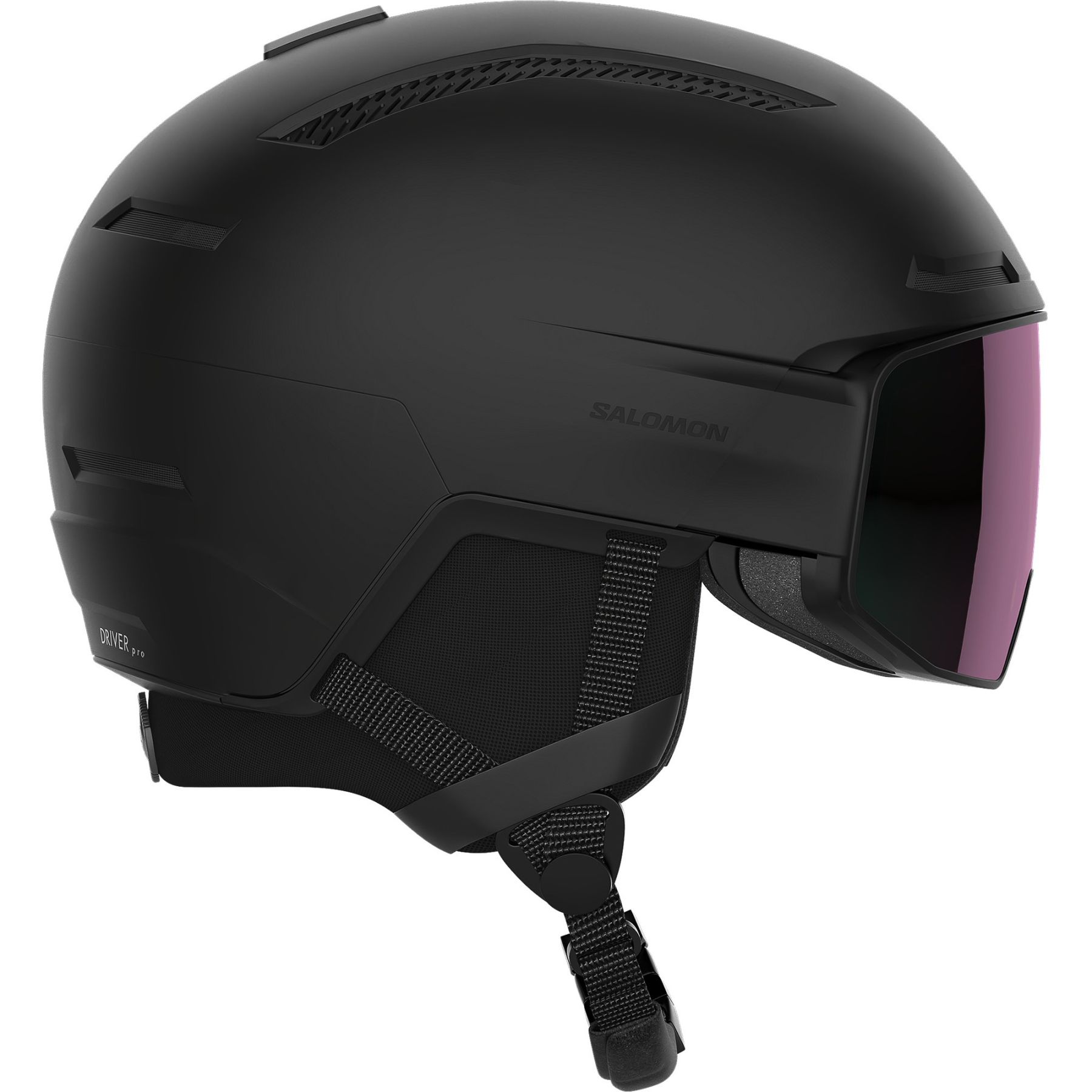Salomon Salomon Driver Pro Sigma, Skihelm mit Visier, schwarz, Black