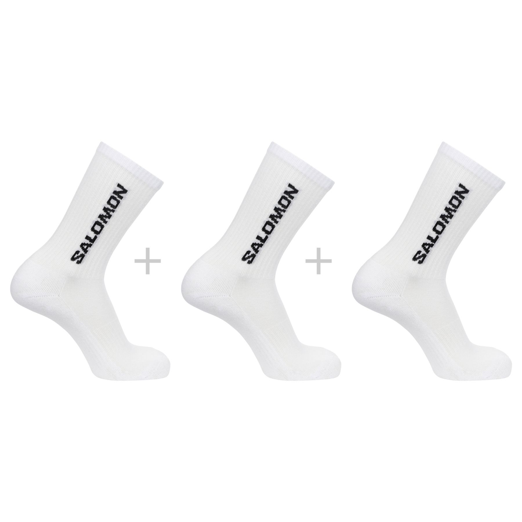 Salomon Everyday Crew, Socken, 3-pack, weiß