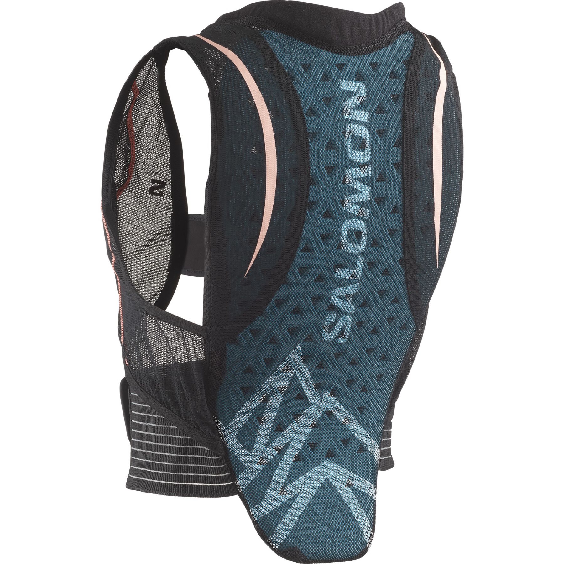Salomon Flexcell Pro W, Rückenprotektor, schwarz/rosa