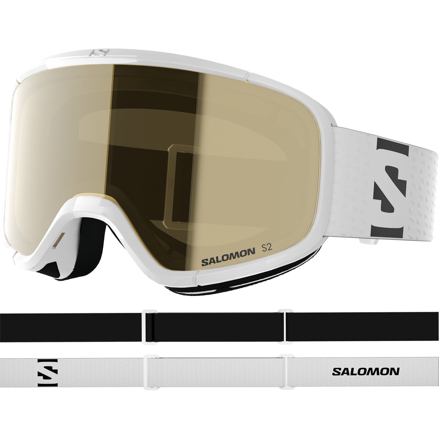 Salomon Salomon Lumi Access, Skibrille, Junior, White