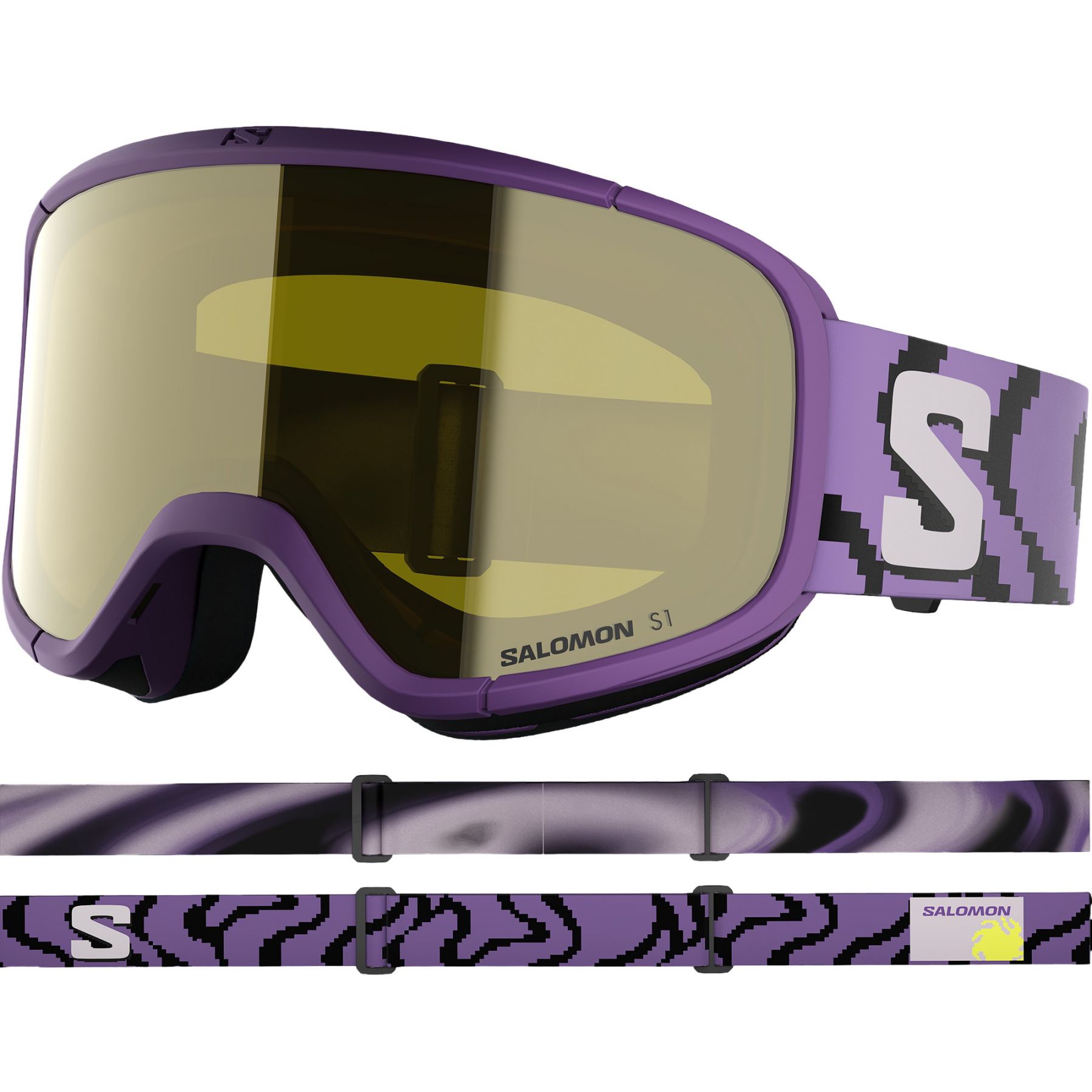 Salomon Lumi Access, Skibrille, Junior, lila