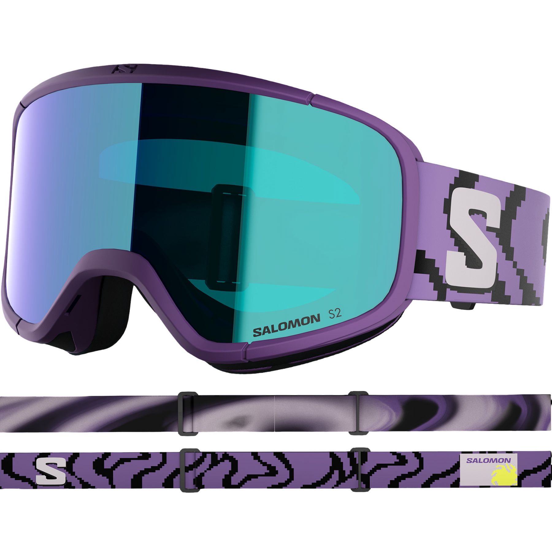 Salomon Lumi, Skibrille, Junior, lila