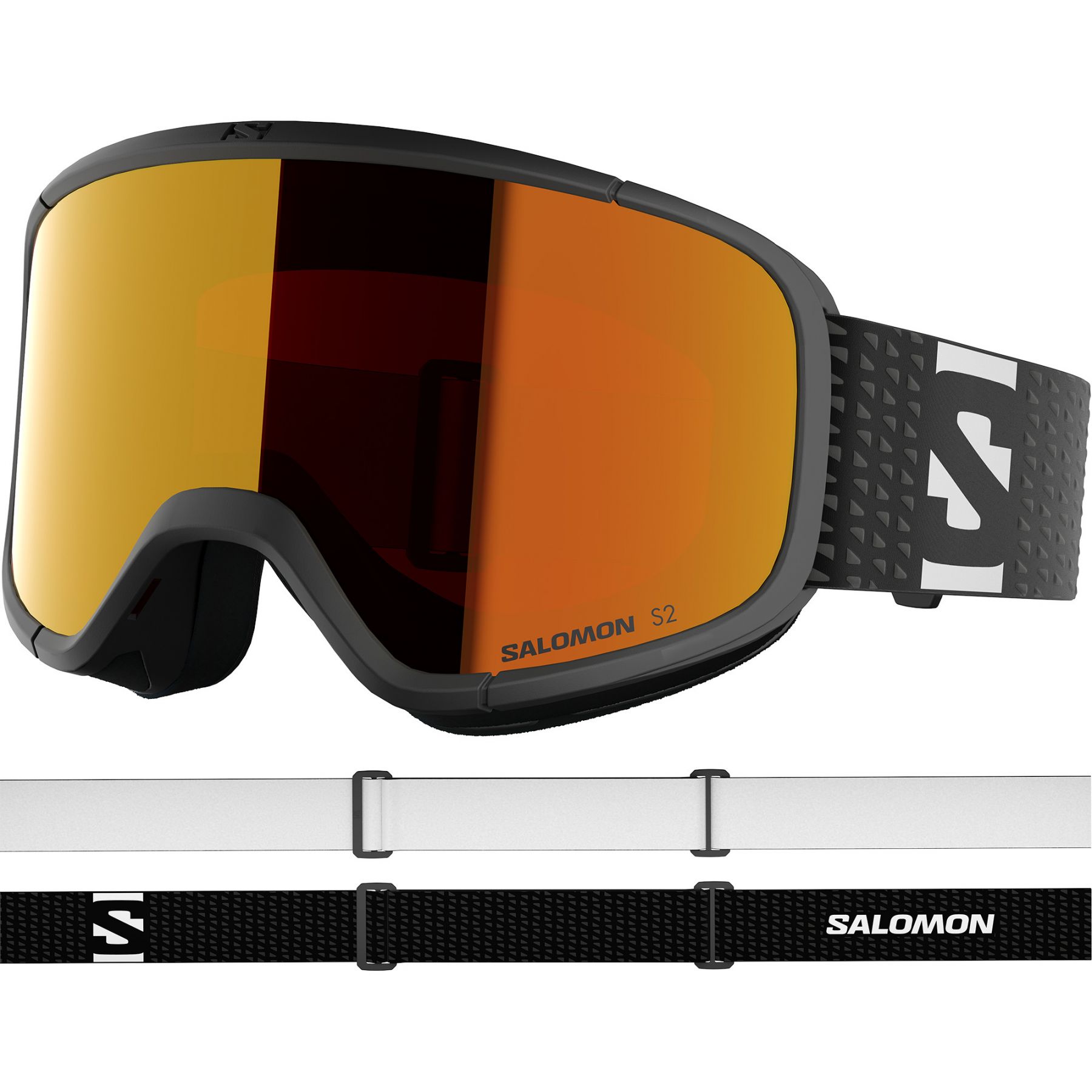 Salomon Salomon Lumi, Skibrille, Junior, schwarz, Black