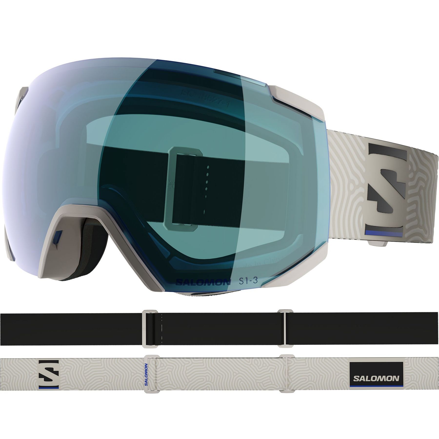 Salomon Salomon Radium Photo, Skibrille, beige, Rainy Day