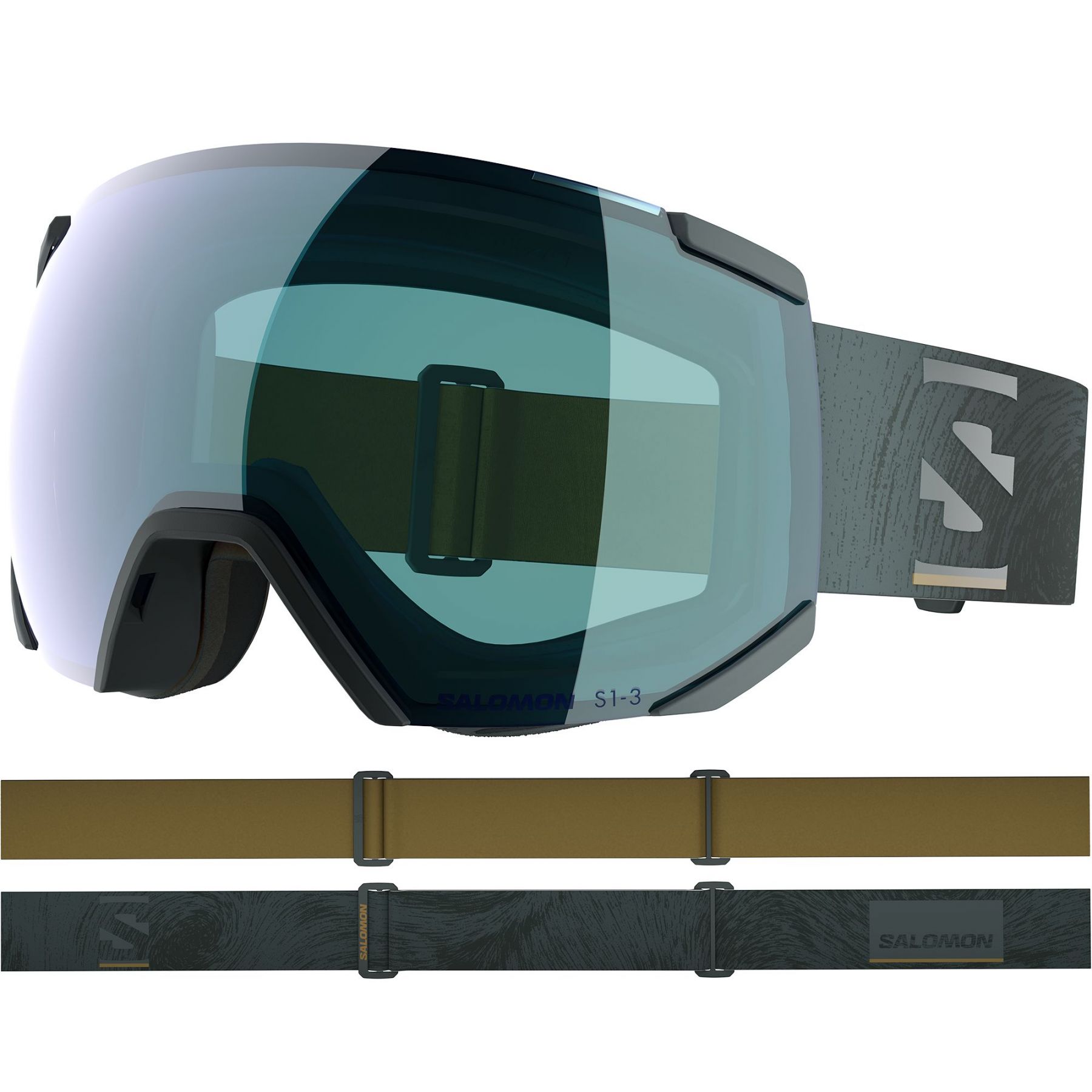 Salomon Salomon Radium Photo, Skibrille, dunkelgrün, Green Gables