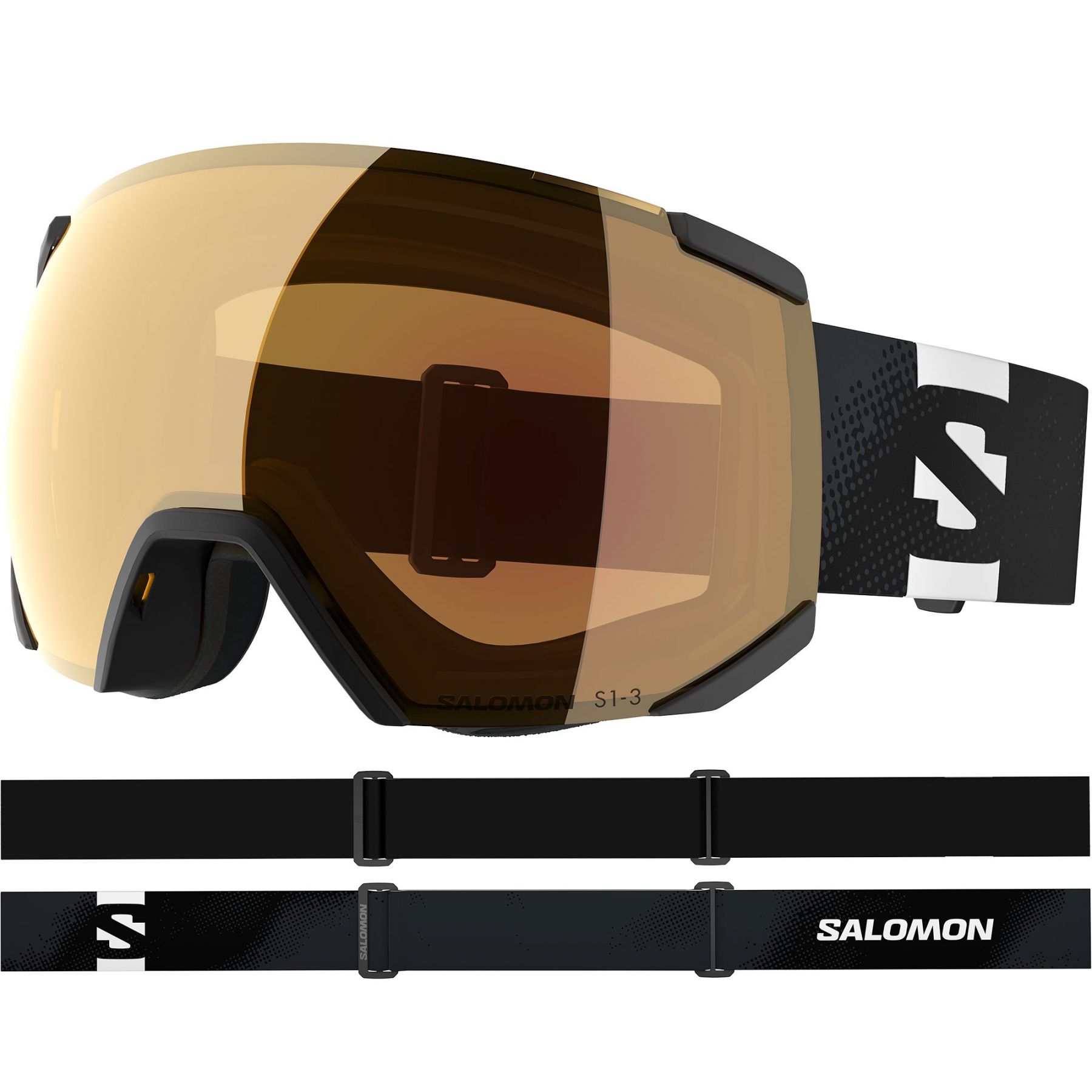 Salomon Salomon Radium Photo, Skibrille, schwarz, Black