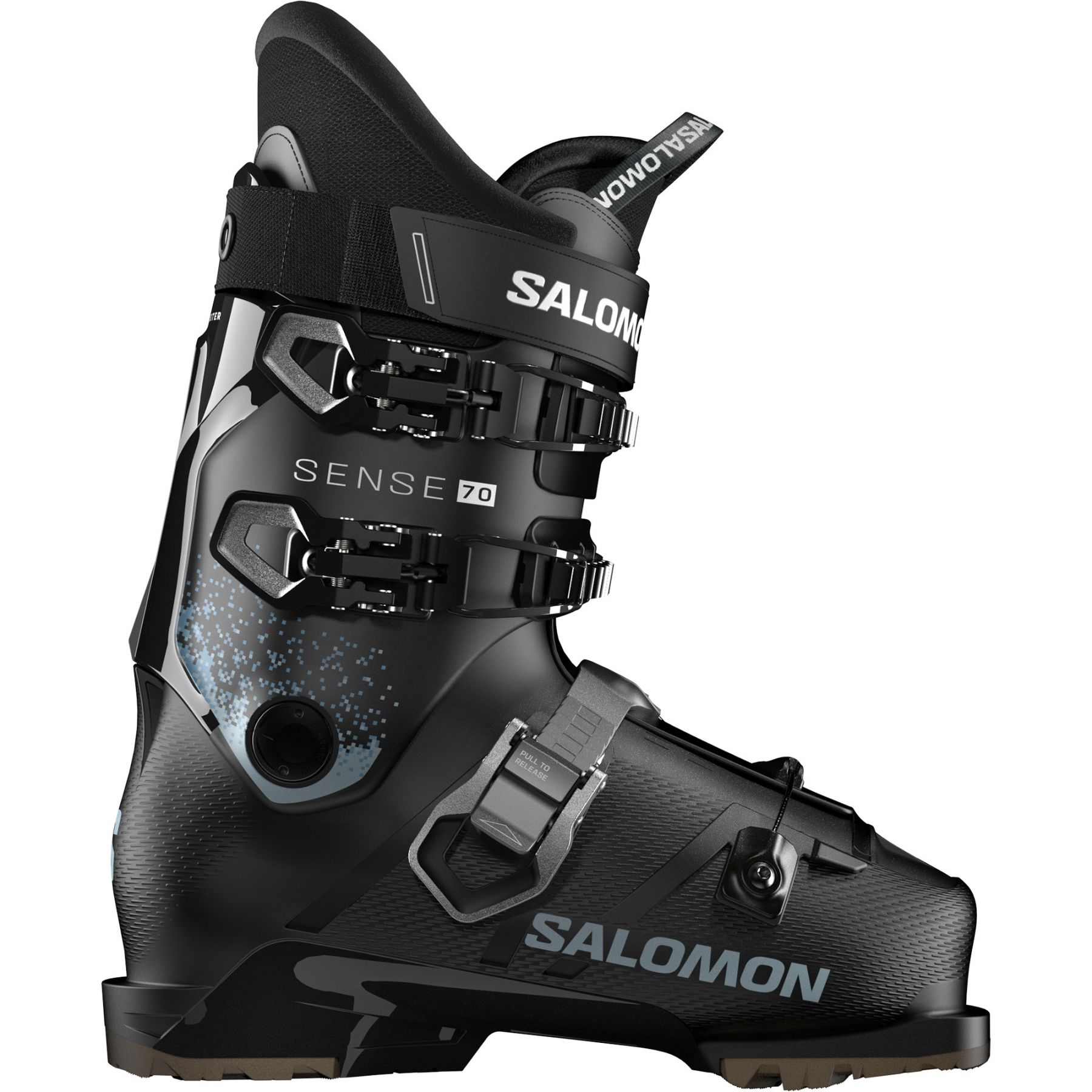 Salomon Sense 70 T GW, Skischuhe, Junior, schwarz