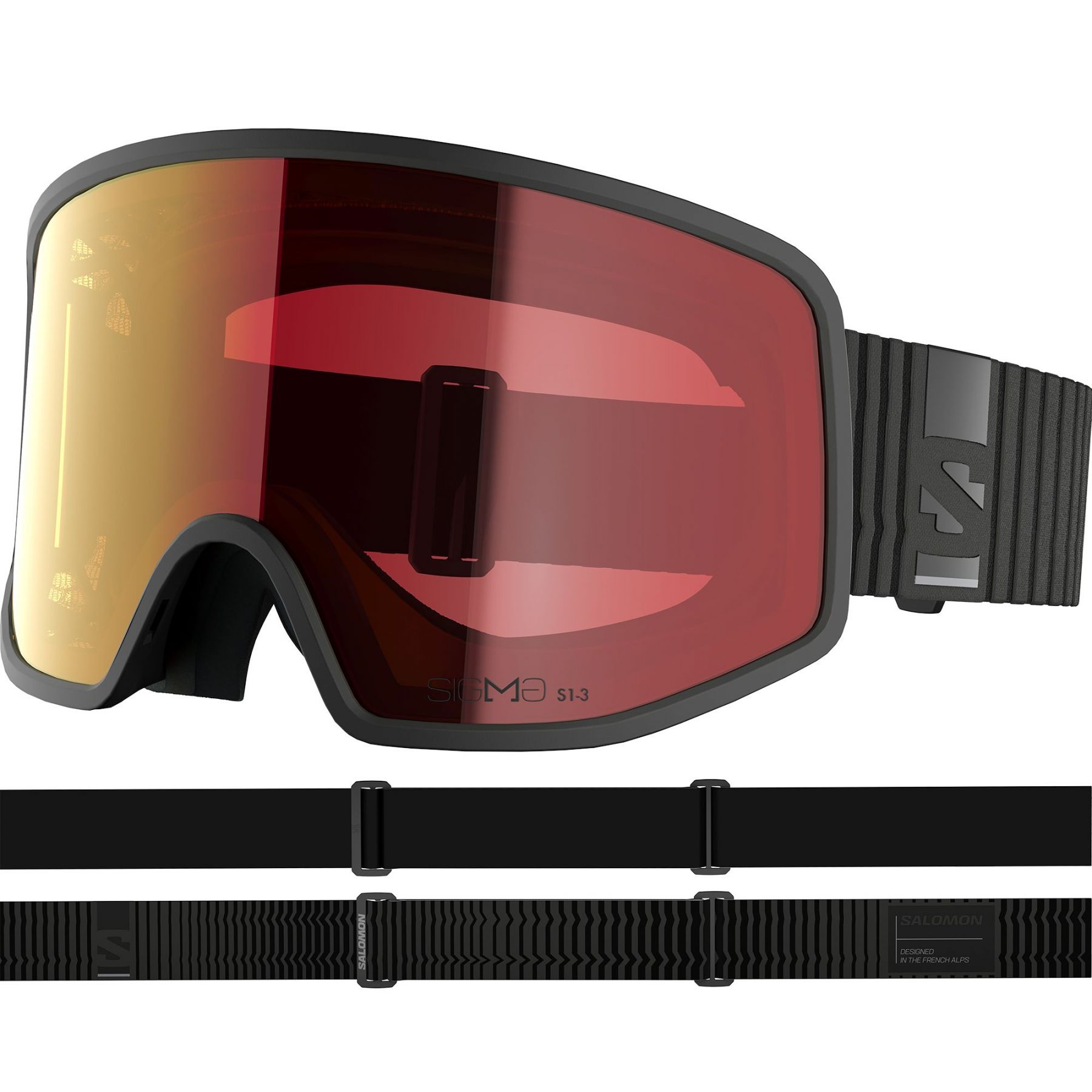 Salomon Salomon Sentry Pro OTG Sigma Photo, Skibrille, schwarz, Black
