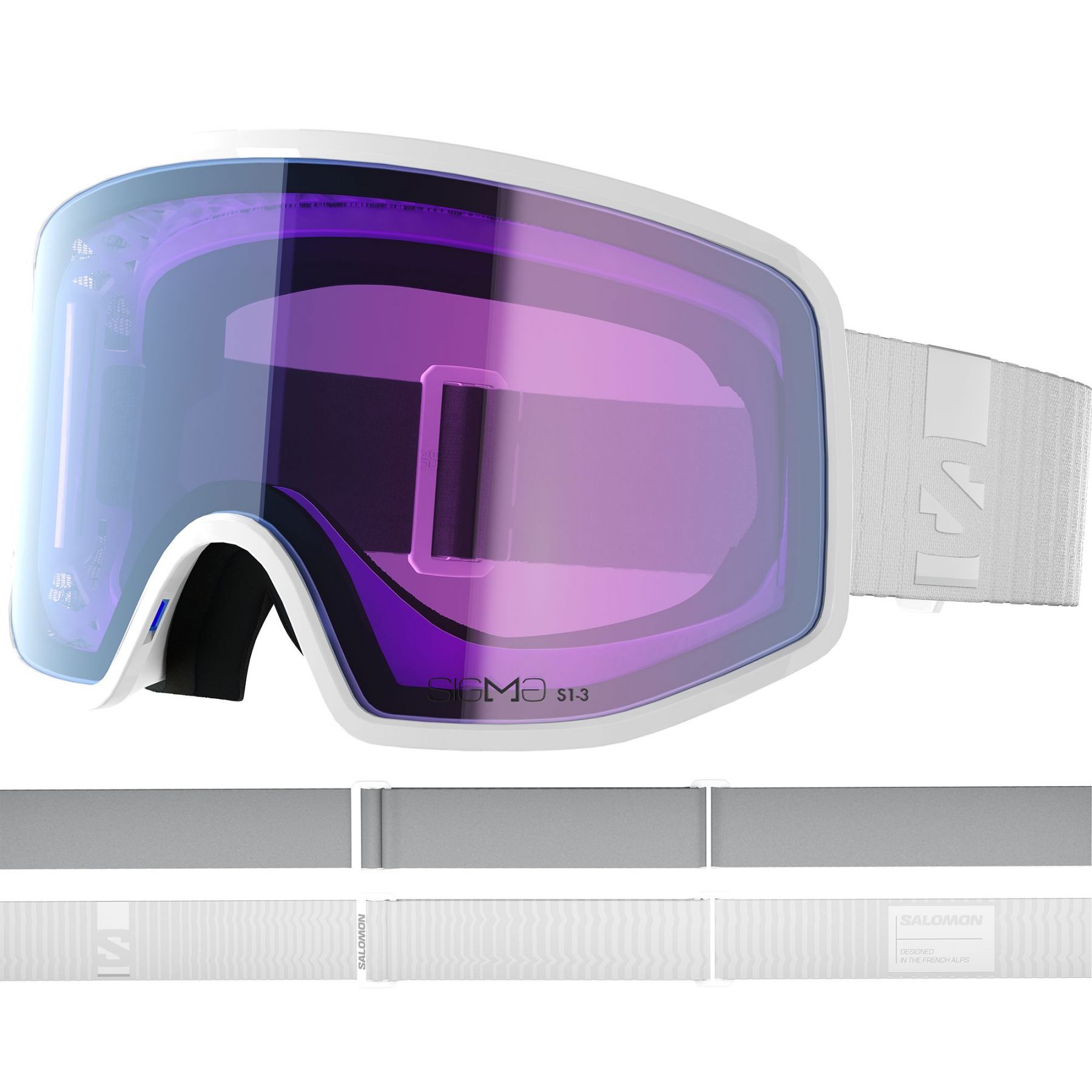 Salomon Salomon Sentry Pro OTG Sigma Photo, Skibrille, weiß, White