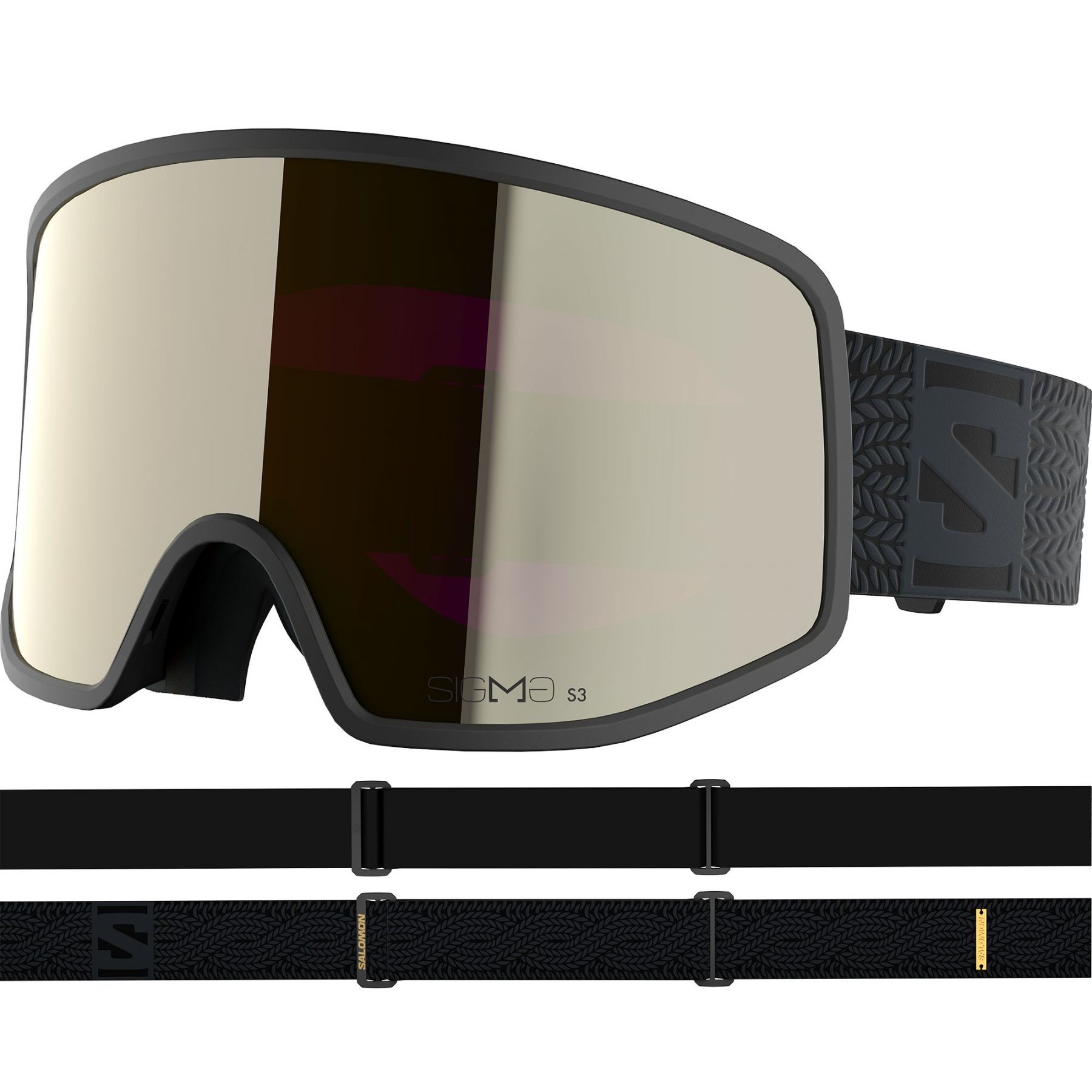 Salomon Salomon Sentry Pro OTG Sigma, Skibrille, schwarz, Black