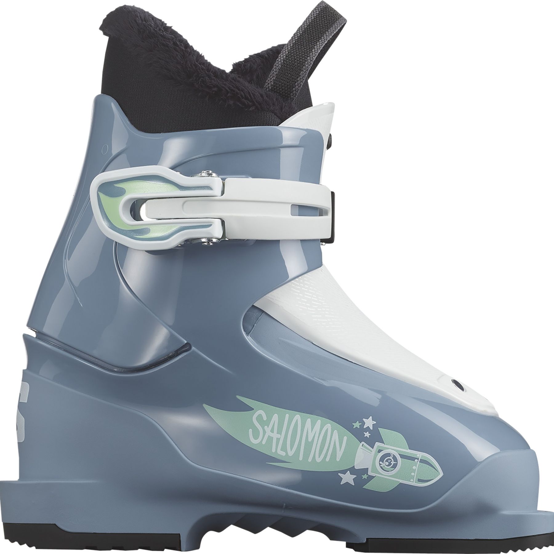 Salomon Salomon T1, Skischuhe, Kinder, hellblau, Copen Blue/White/Spearmint
