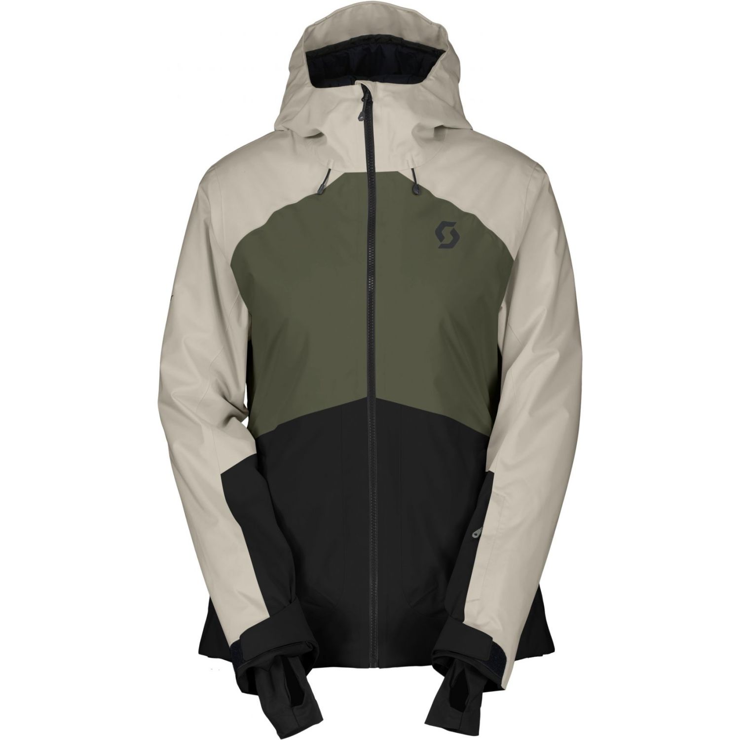 Scott Ultimate Dryo 10, Skijacke, Damen, dunkelgrün/schwarz