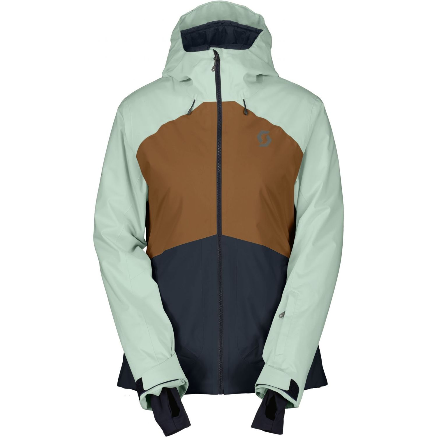 Scott Ultimate Dryo 10, Skijacke, Damen, hellgrün/braun