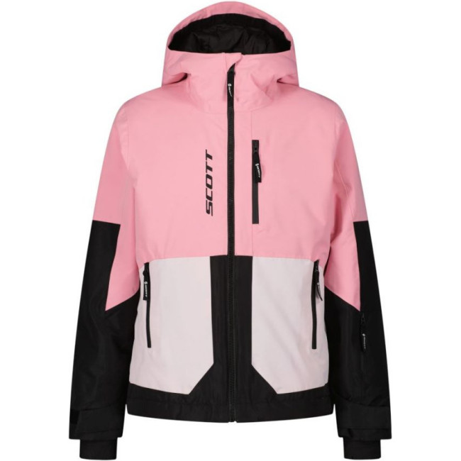 Scott Vertic Dryo, Skijacke, Junior, pink/schwarz