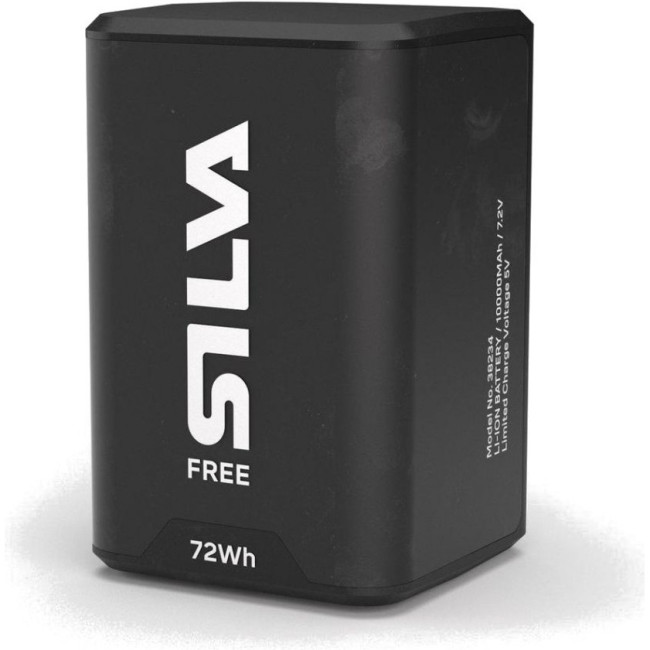 Silva Silva Free Headlamp Battery L 72 Wh, Akku, Black