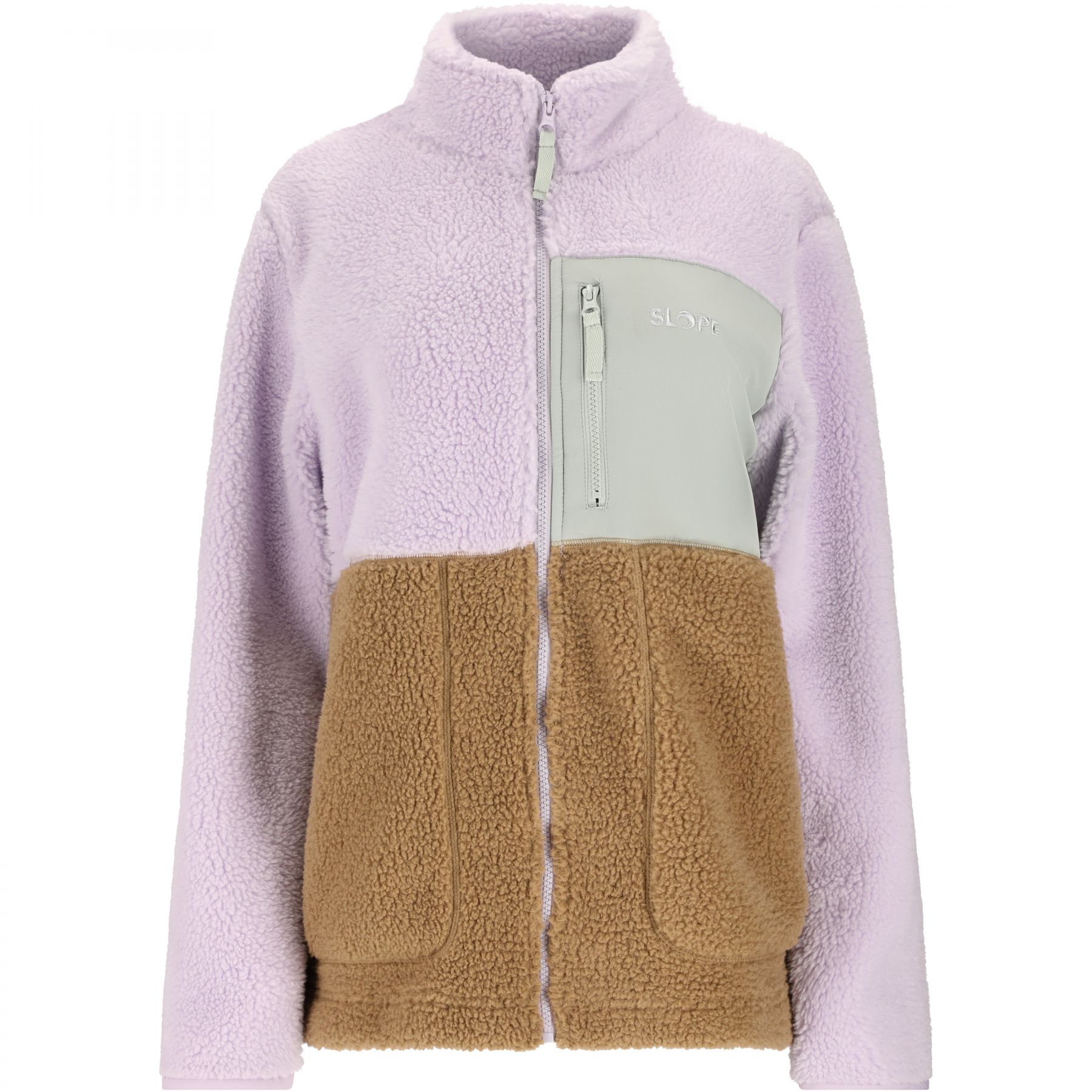 SLOPE Katau Teddy, Fleecejacke Damen, orchid petal