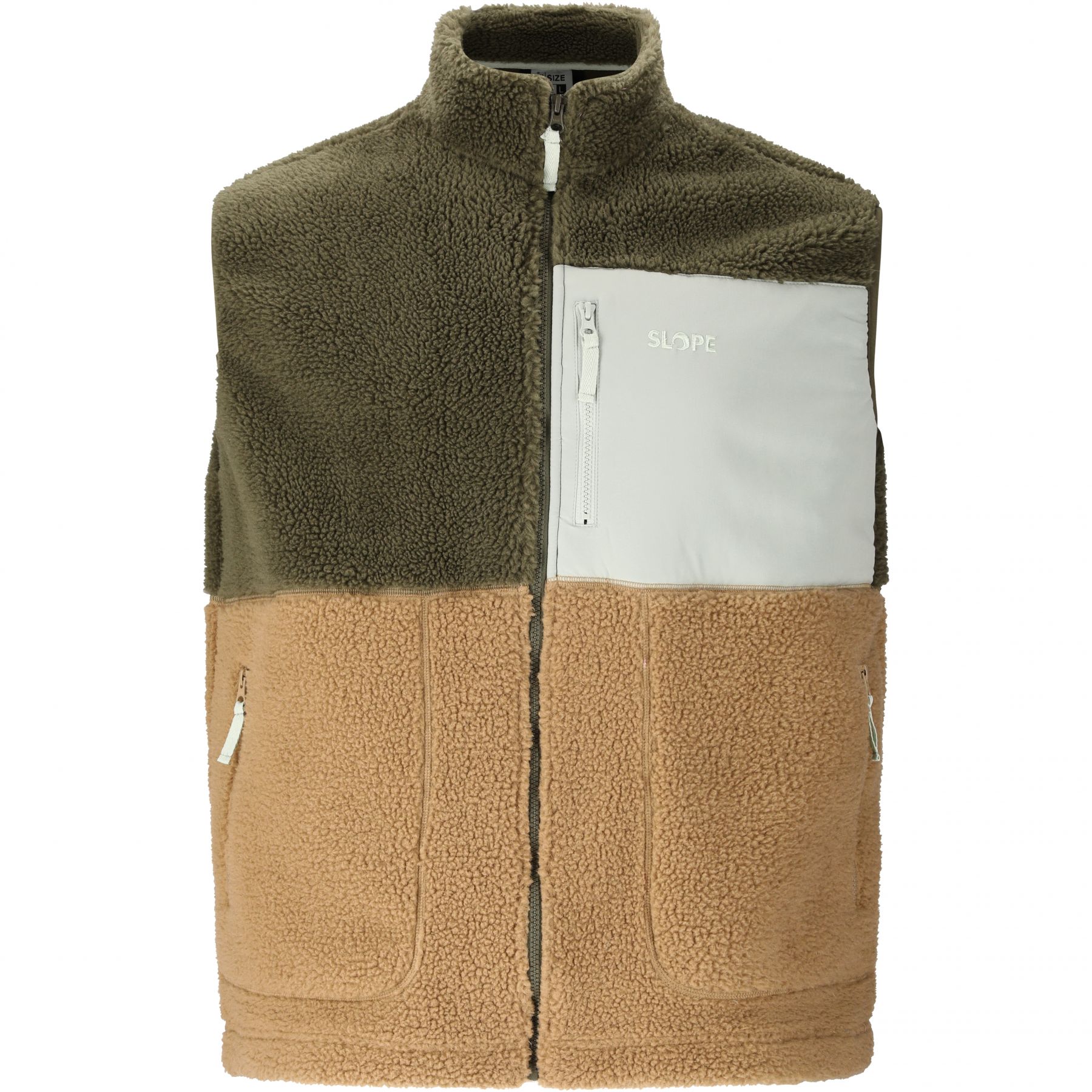SLOPE Katau Teddy, Fleeceweste, Herren, grape leaf