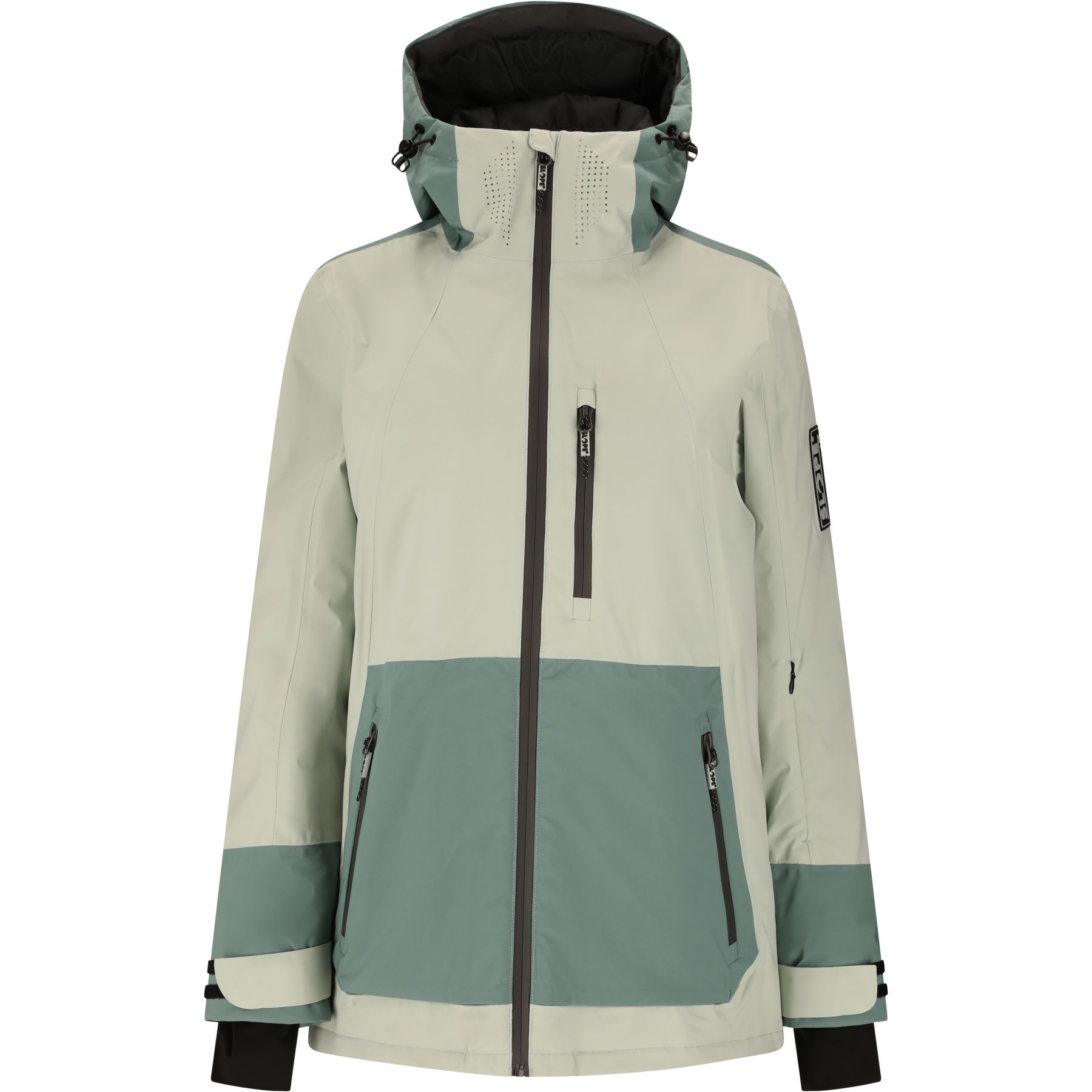 SLOPE River, Skijacke, Damen, aqua gray