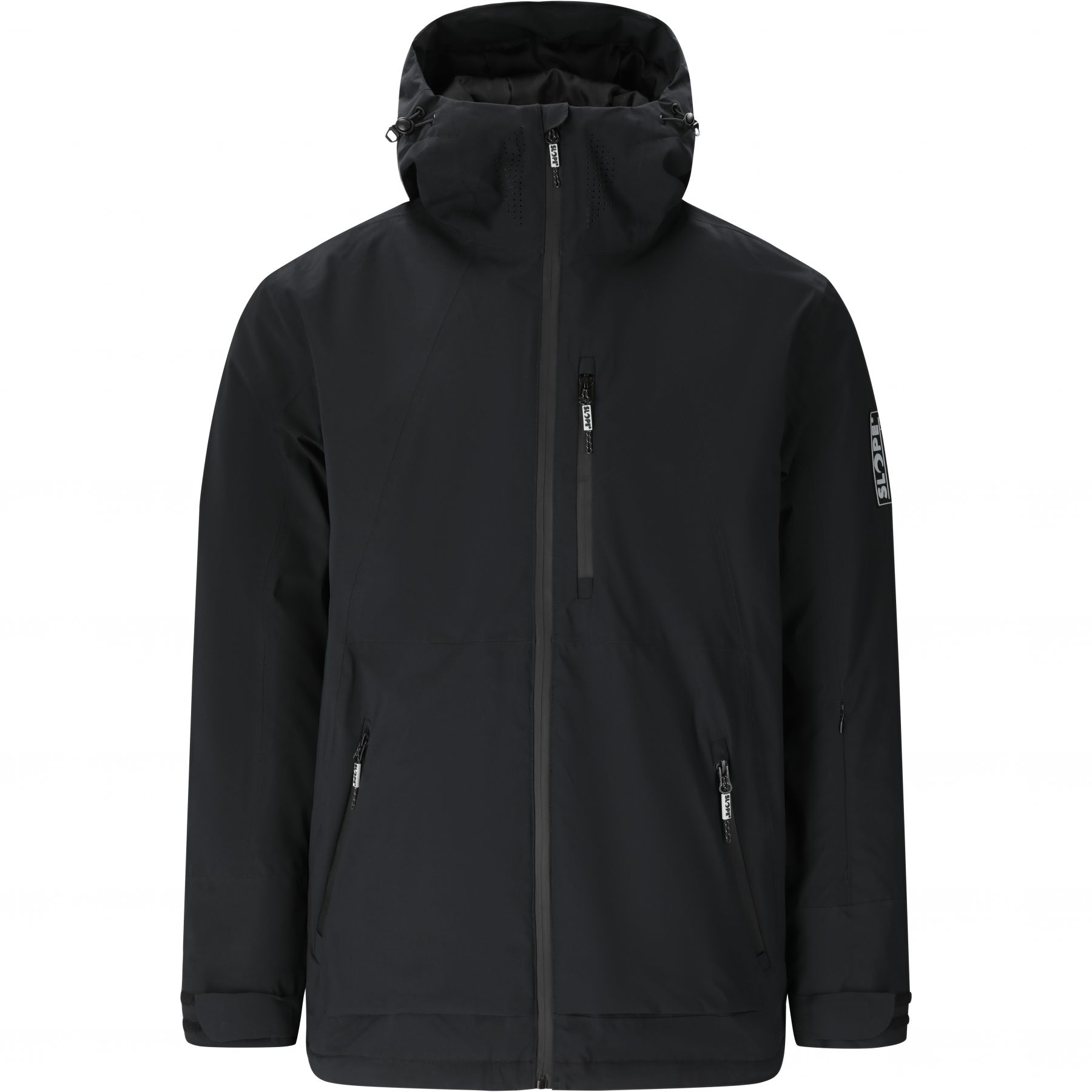 SLOPE River, Skijacke, Herren, schwarz