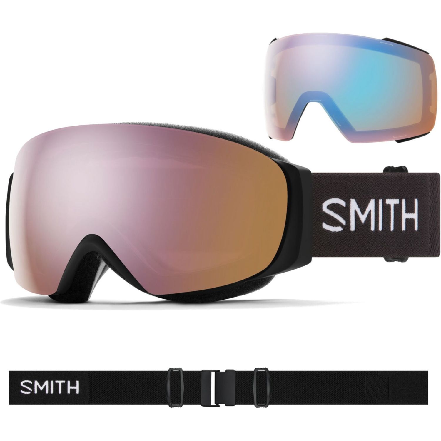 Smith Smith I/O MAG S, Skibrille, Damen, black, Black