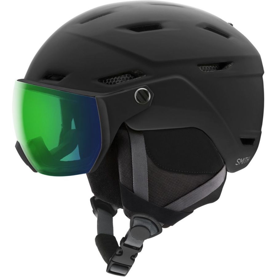 Smith Smith Survey, Skihelm m. Visier, schwarz, Matte Black