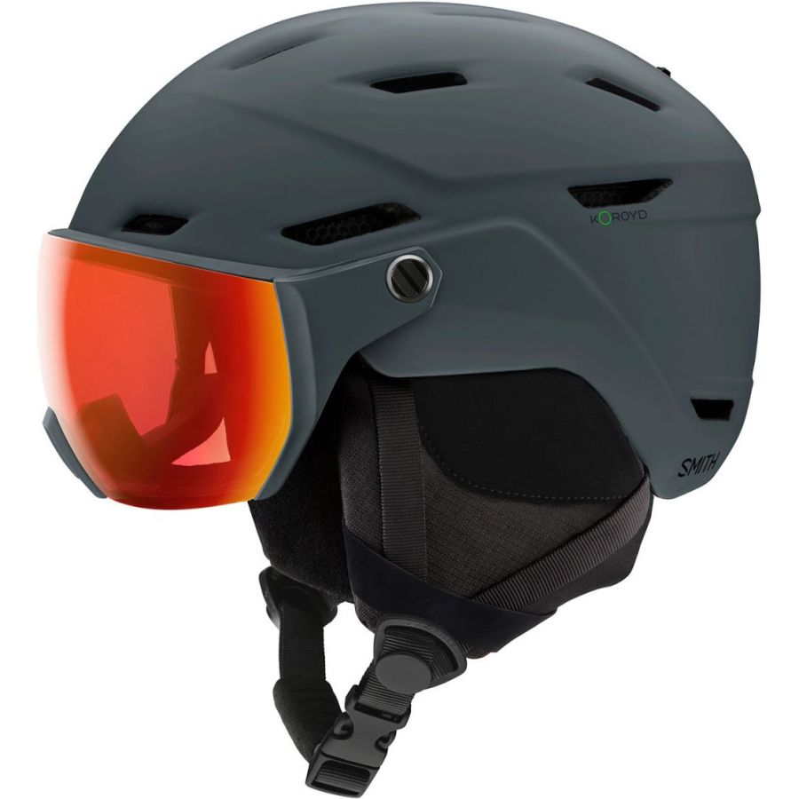 Smith Smith Survey, Skihelm mit Visier, grau, Matte Slate