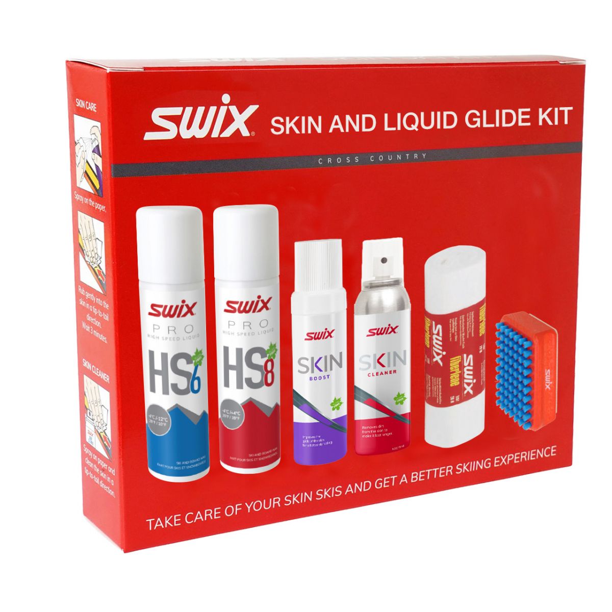 swix Swix P19N Skin & Liquid Glide Kit, Red