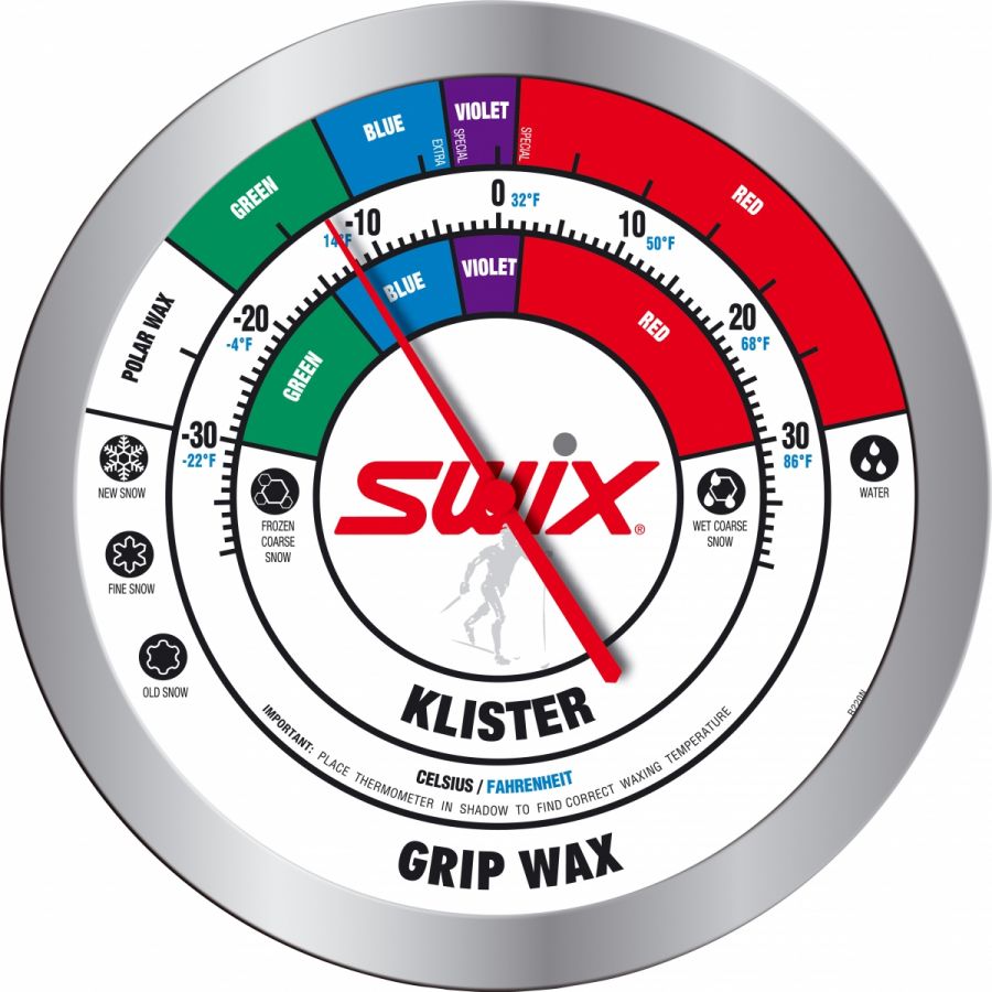 Swix Wachsthermometer zur Wandmontage