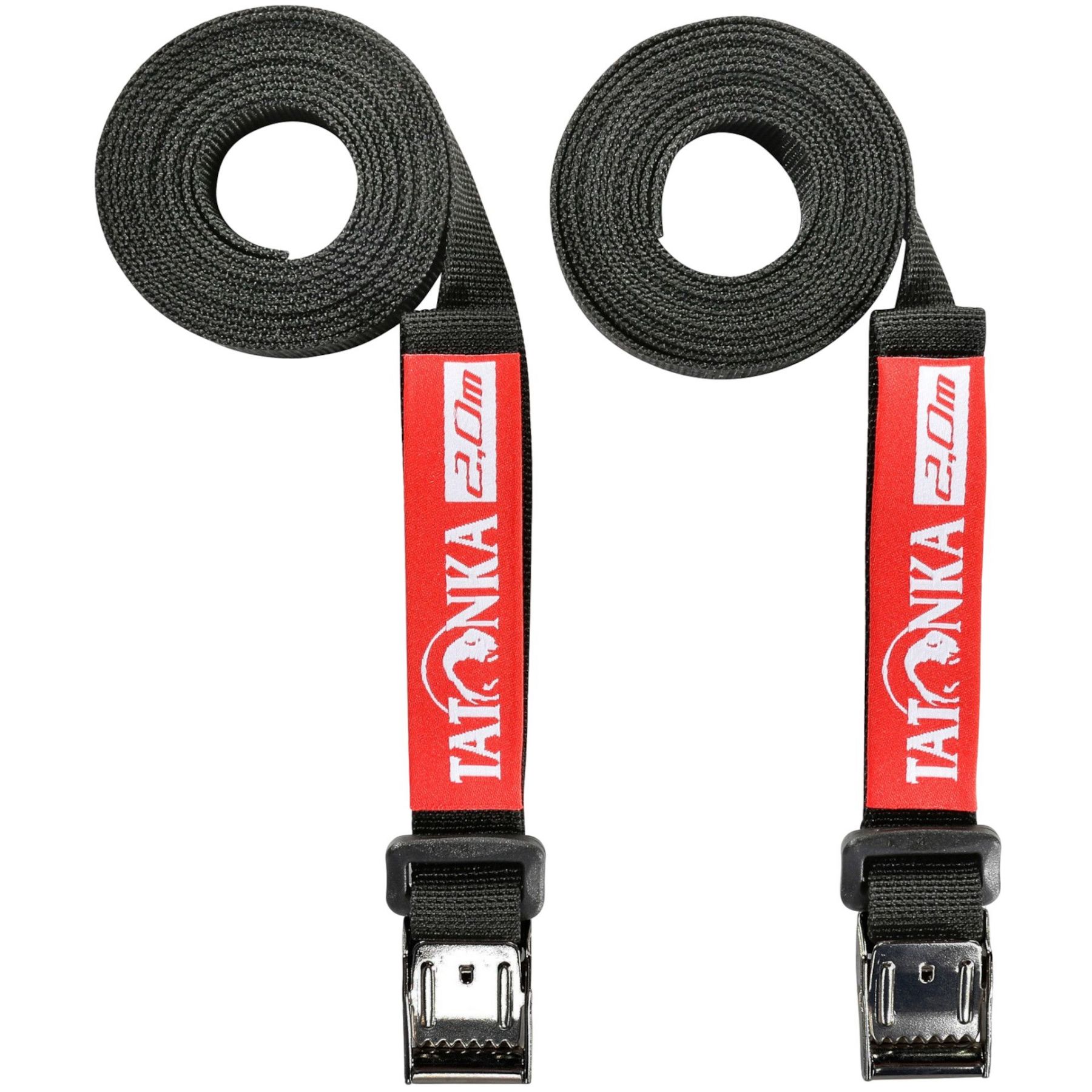 Tatonka Easy Strap 18mm/2,0m, Spannriemen, schwarz, 1 Paar