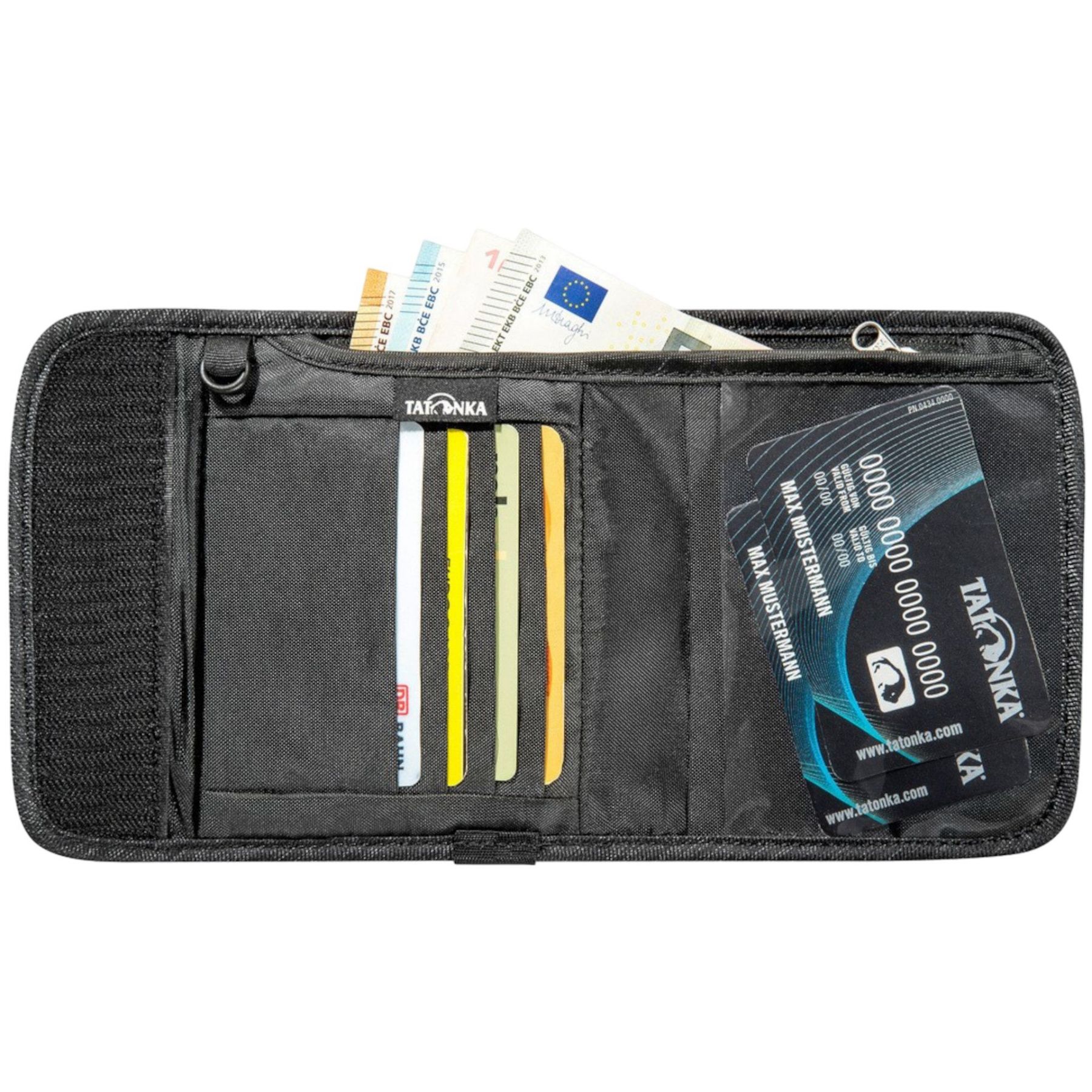 Tatonka Euro Wallet, Geldbörse, schwarz