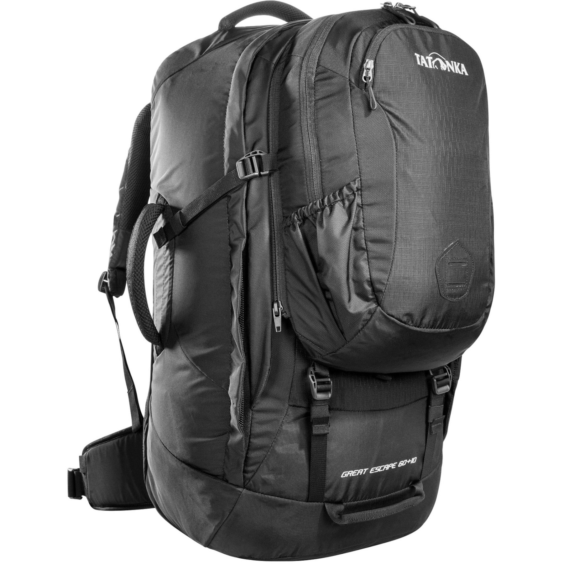 Tatonka Great Escape 60+10, Rucksack, schwarz